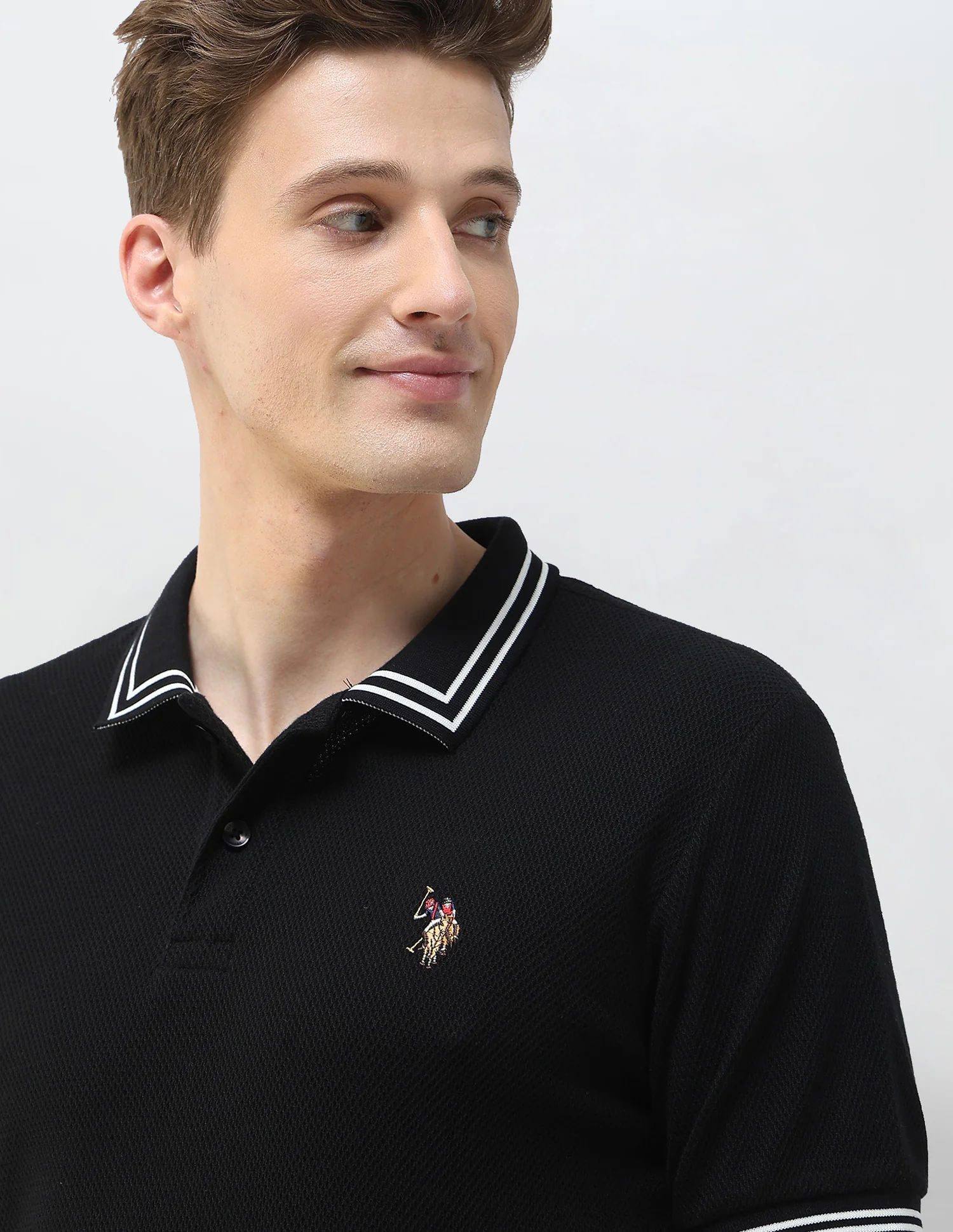 Textured Motel On The Coast Polo Shirt - Image 7