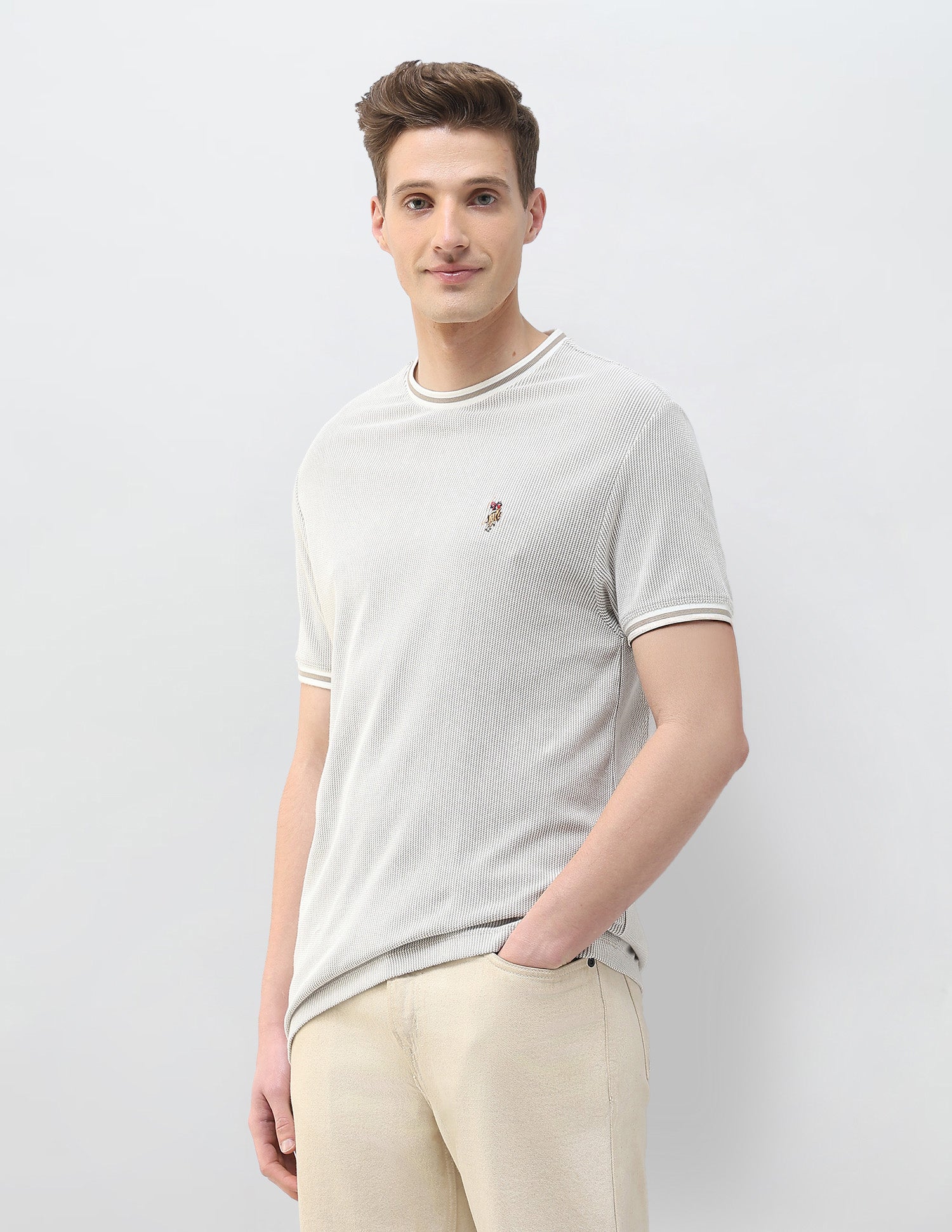 Textured Motel On The Coast Slim Fit T-Shirt - Image 4