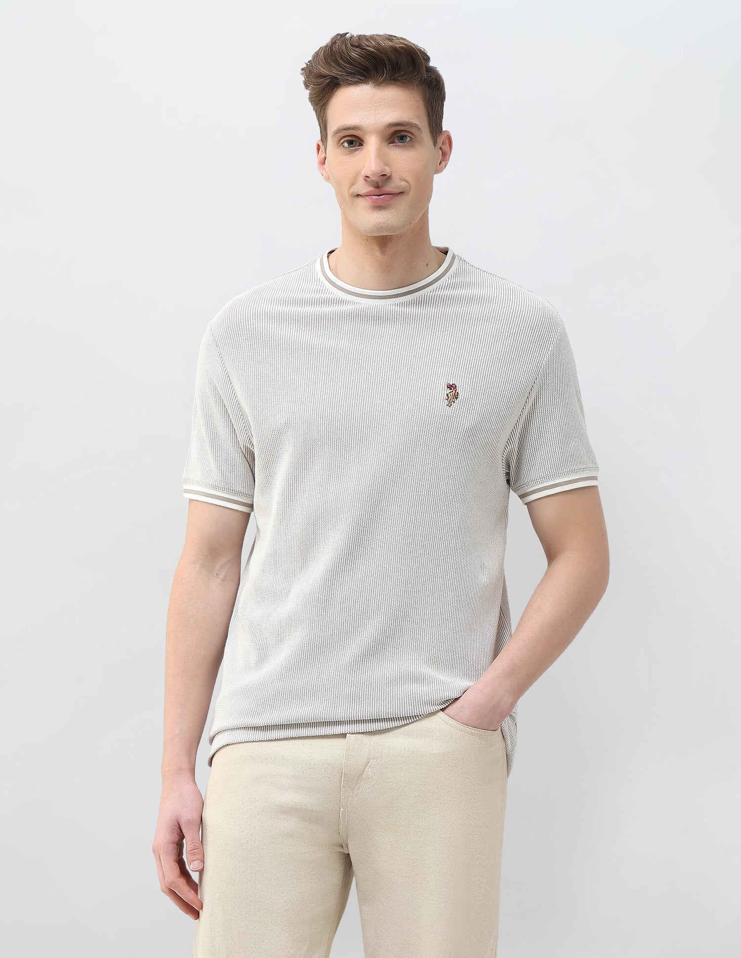 Textured Motel On The Coast Slim Fit T-Shirt - Image 6