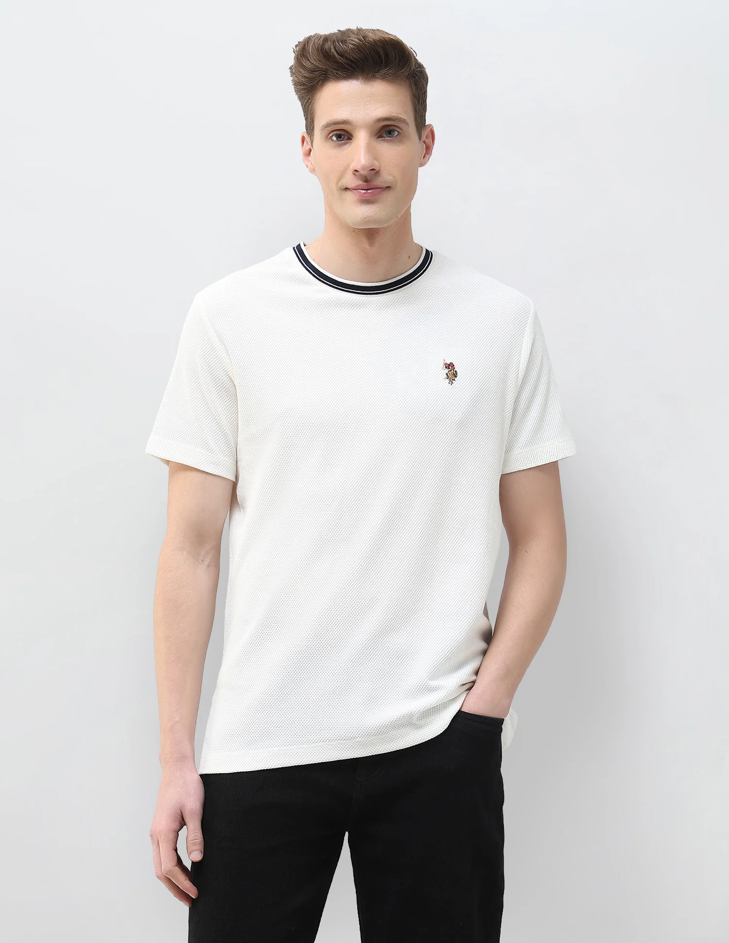 Textured Motel On The Coast Slim Fit T-Shirt - Image 6
