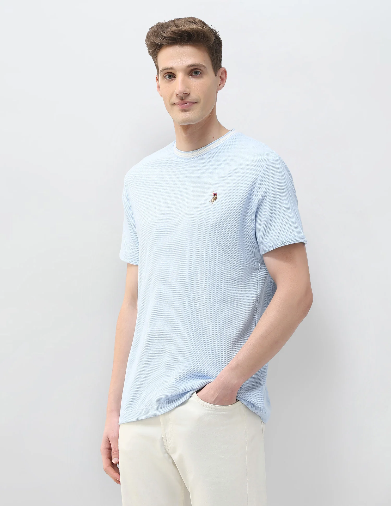 Textured Motel On The Coast Slim Fit T-Shirt - Image 4