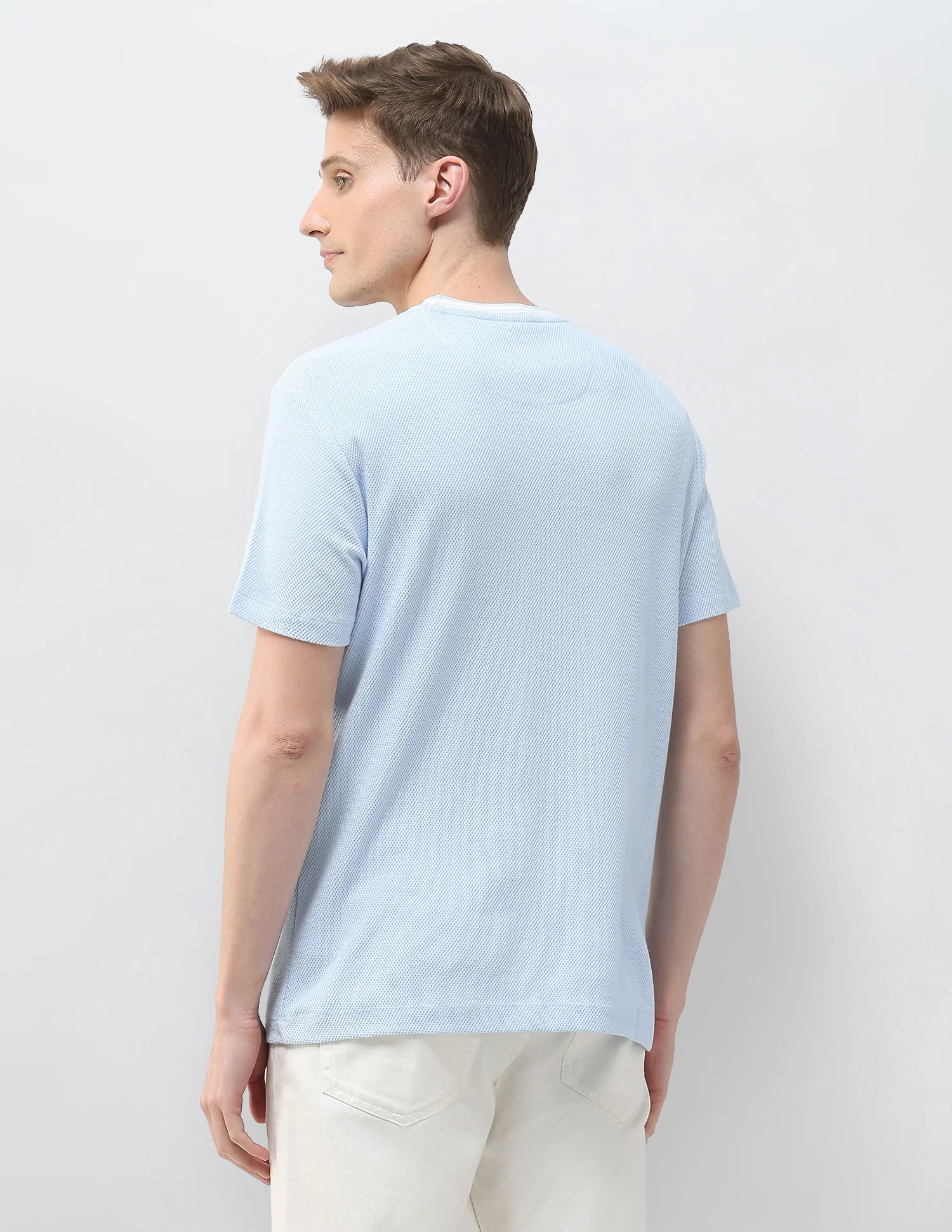 Textured Motel On The Coast Slim Fit T-Shirt - Image 5