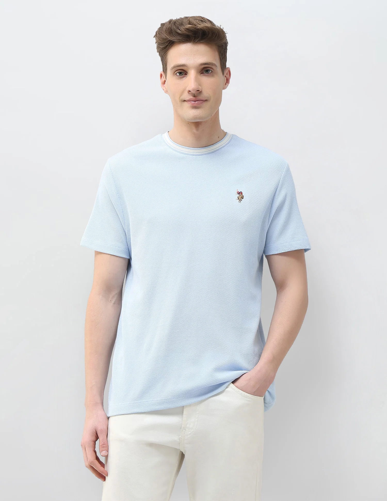 Textured Motel On The Coast Slim Fit T-Shirt - Image 6