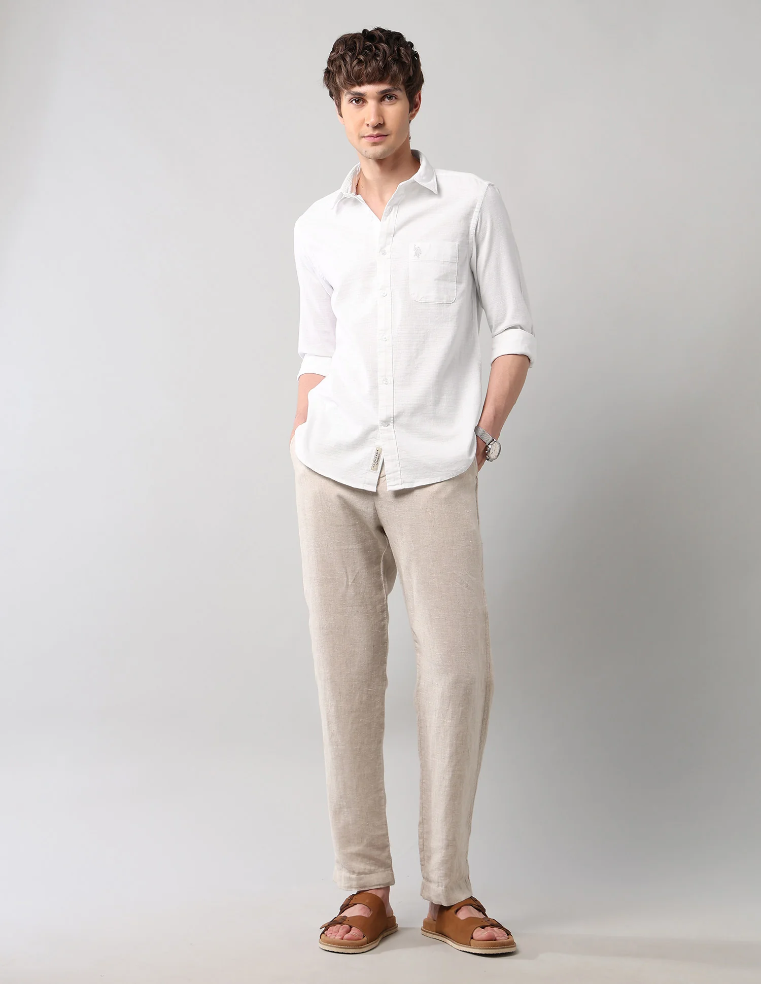 Textured Pure Cotton Shirt - Image 3