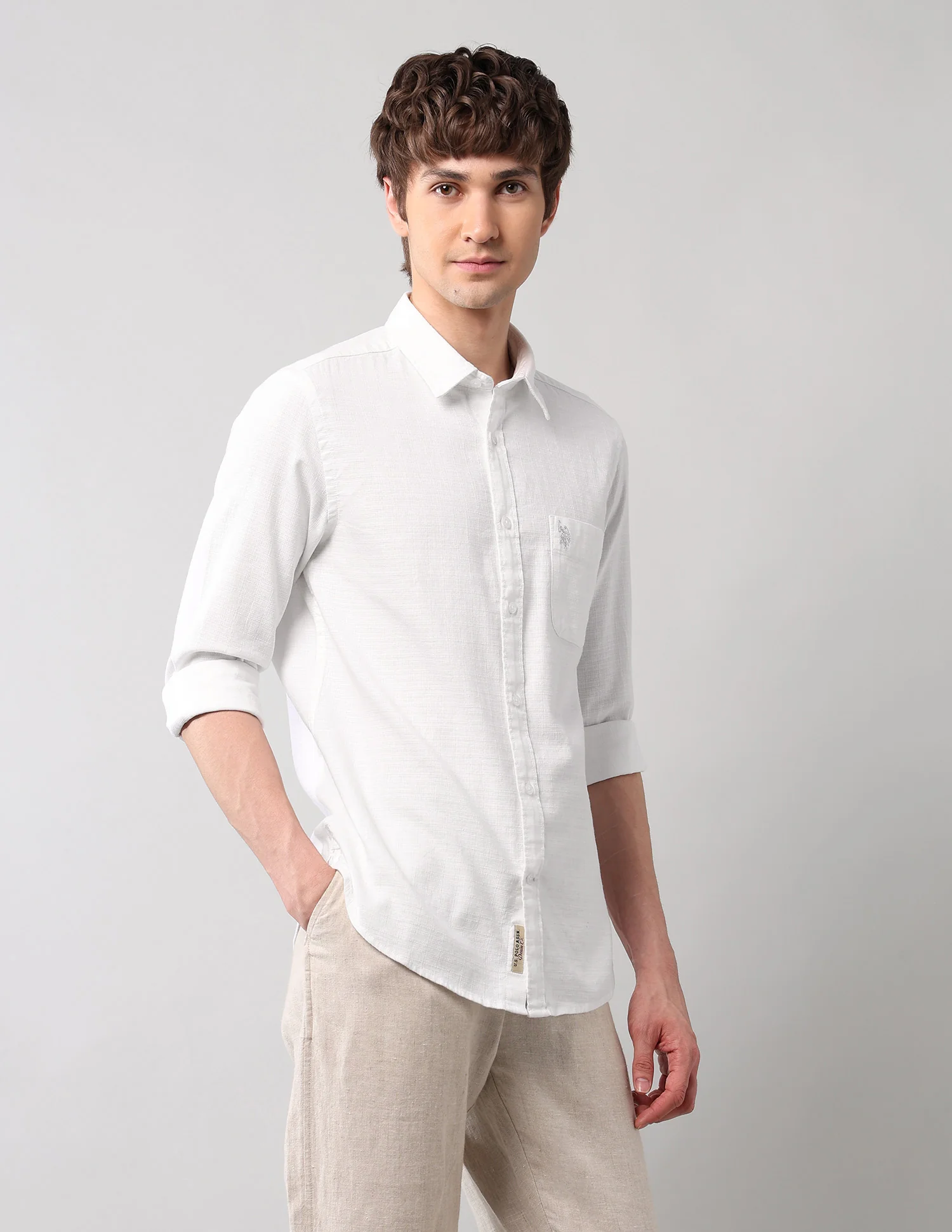 Textured Pure Cotton Shirt - Image 4