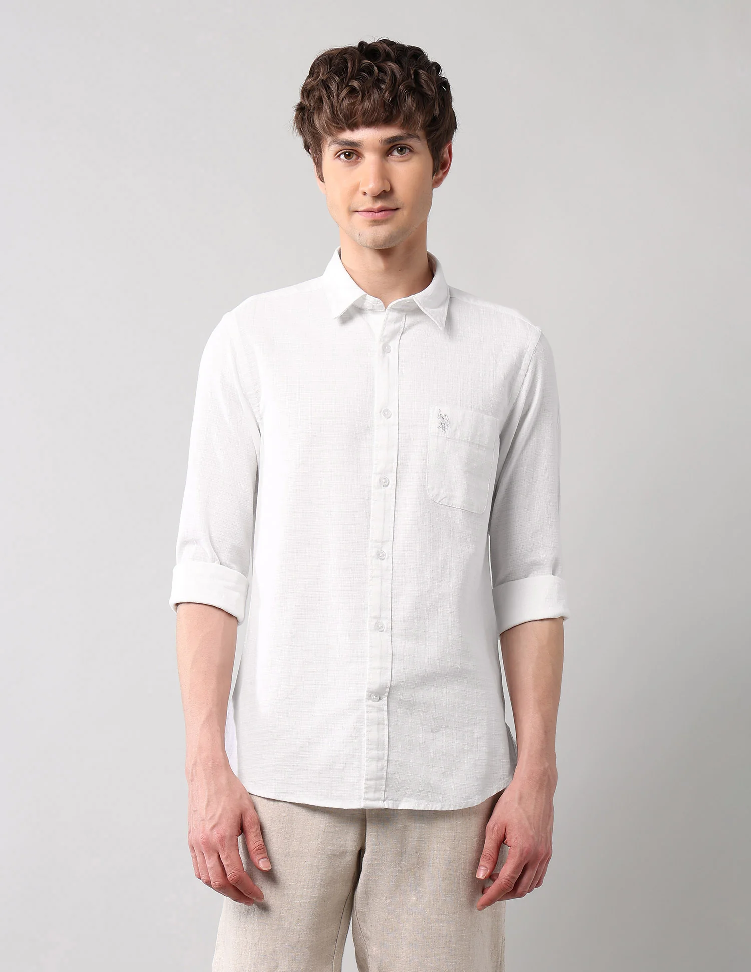 Textured Pure Cotton Shirt - Image 6
