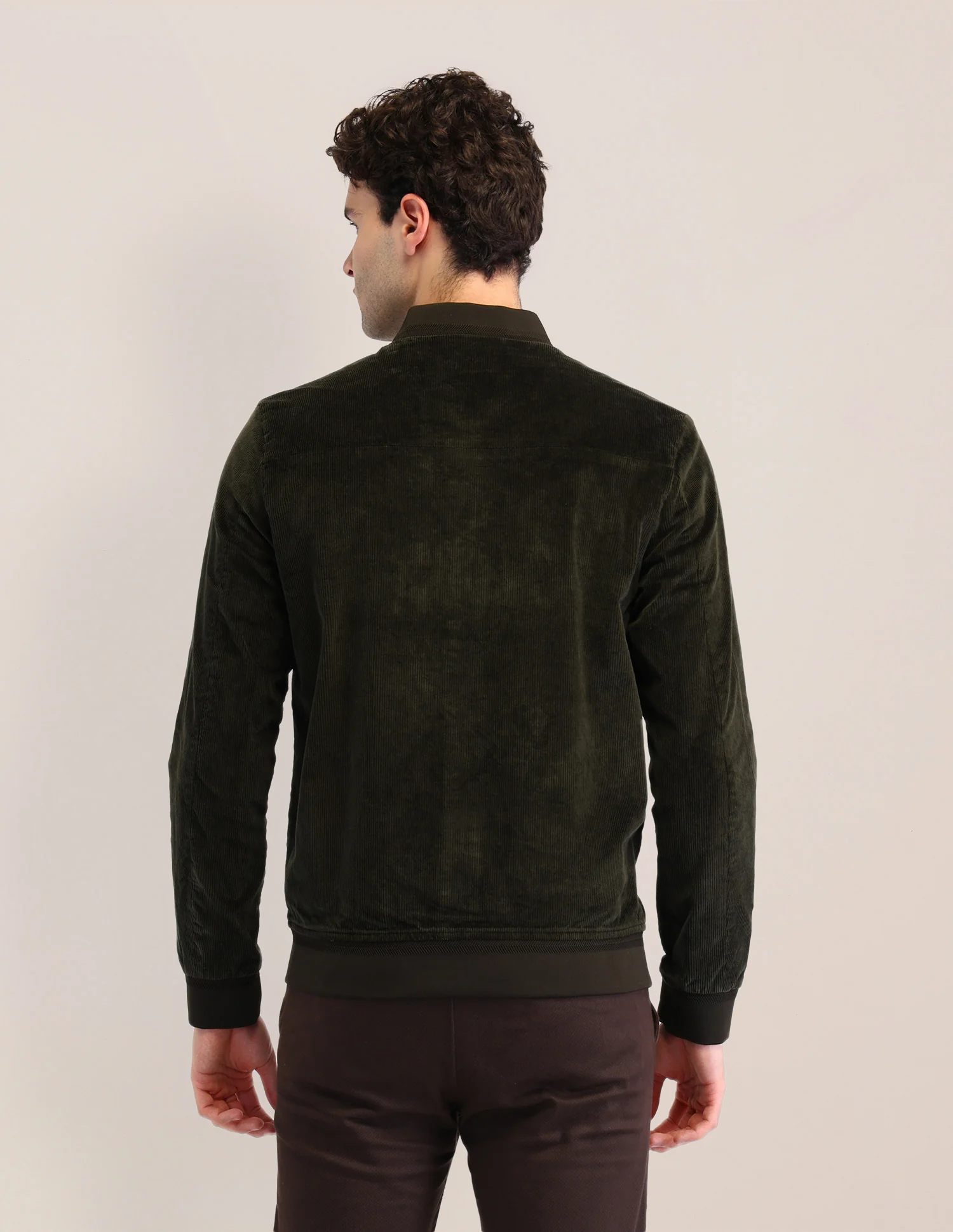 Textured Regular Fit Jacket - Image 5