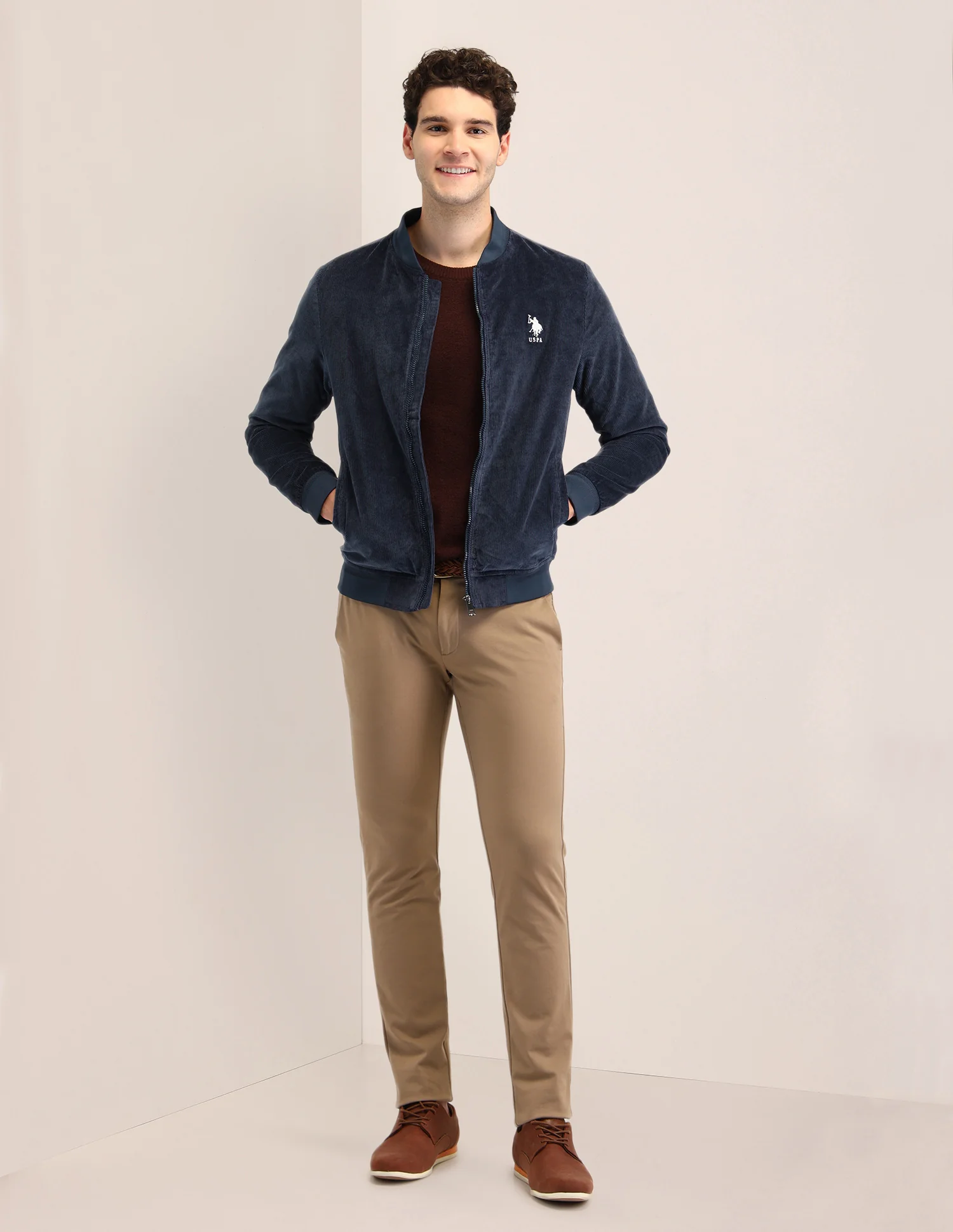 Textured Regular Fit Jacket - Image 3