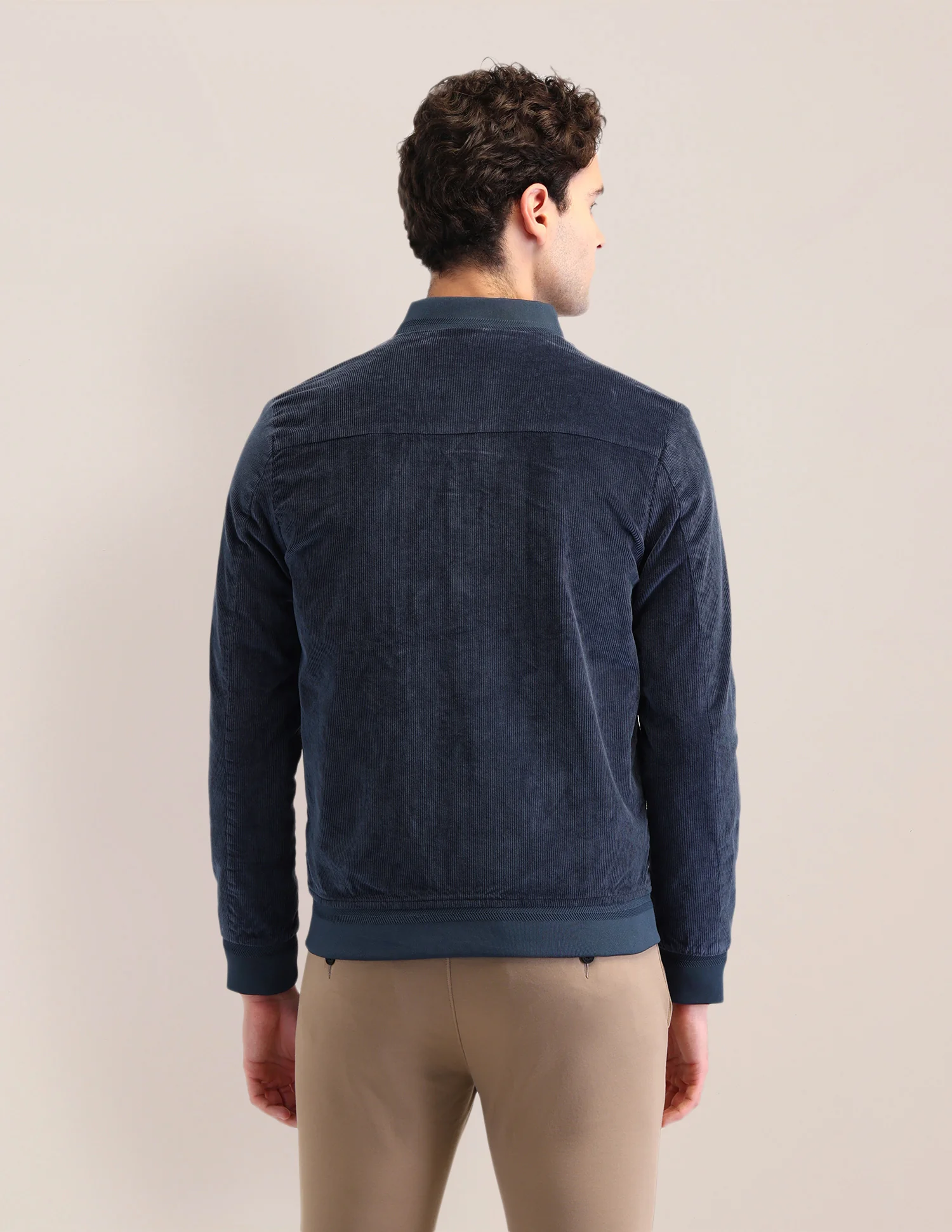 Textured Regular Fit Jacket - Image 5