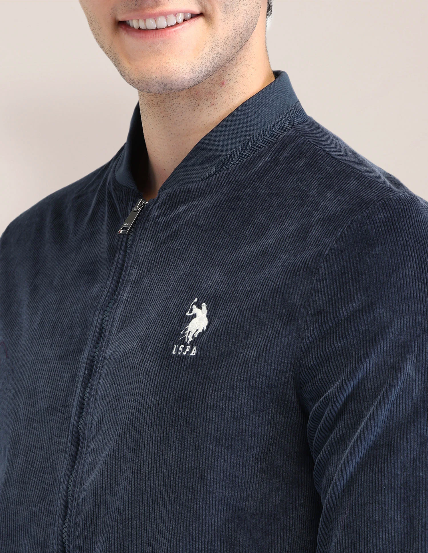 Textured Regular Fit Jacket - Image 7