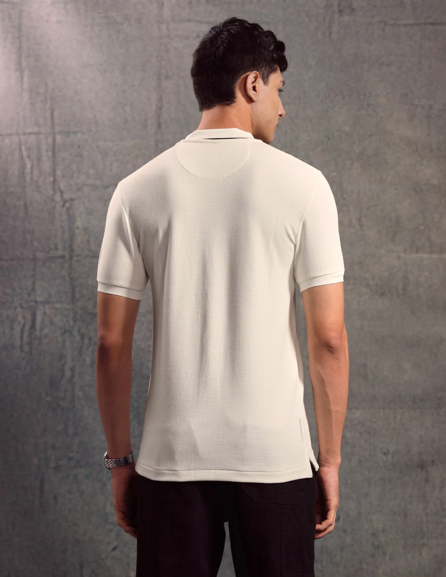 Textured Regular Fit Polo shirt - Image 5