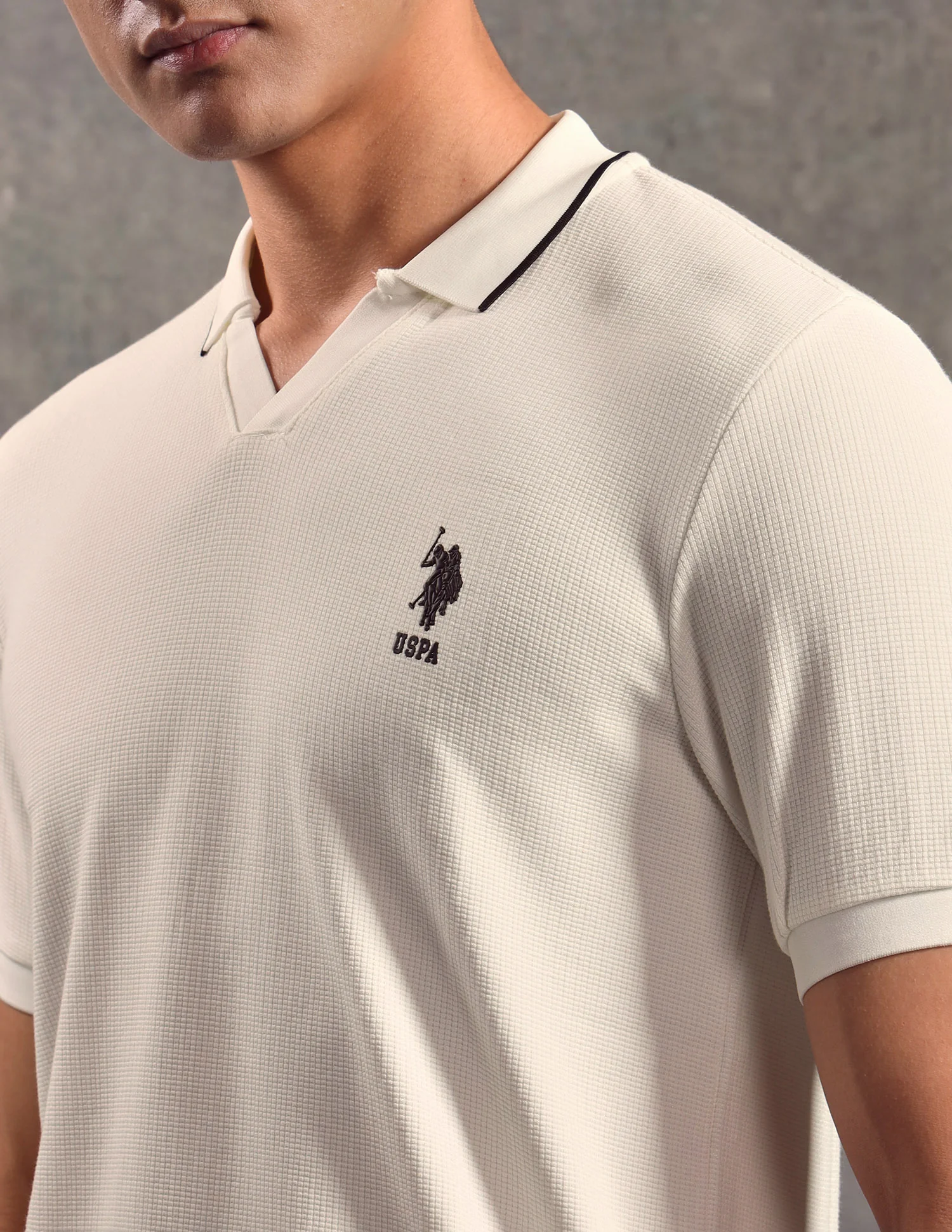 Textured Regular Fit Polo shirt - Image 7
