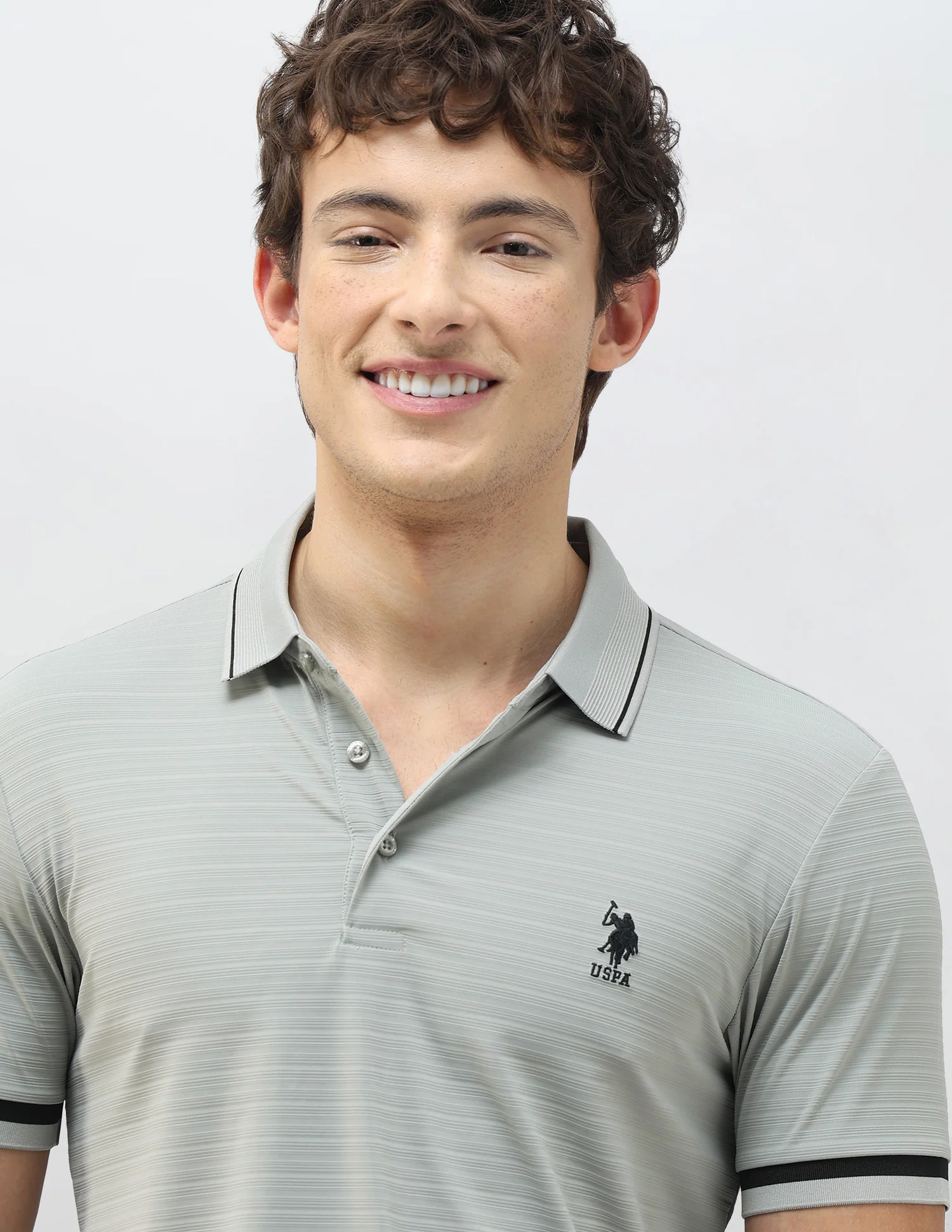 Textured Regular Fit Polo Shirt - Image 7