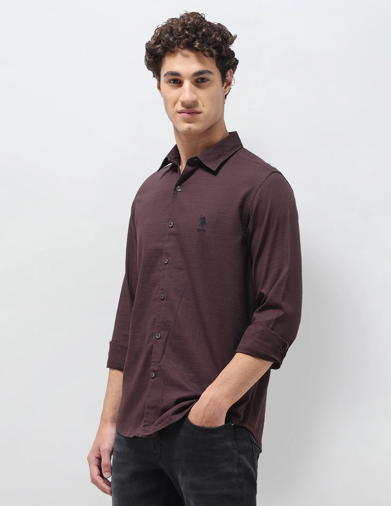 Textured Regular Fit Shirt - Image 4