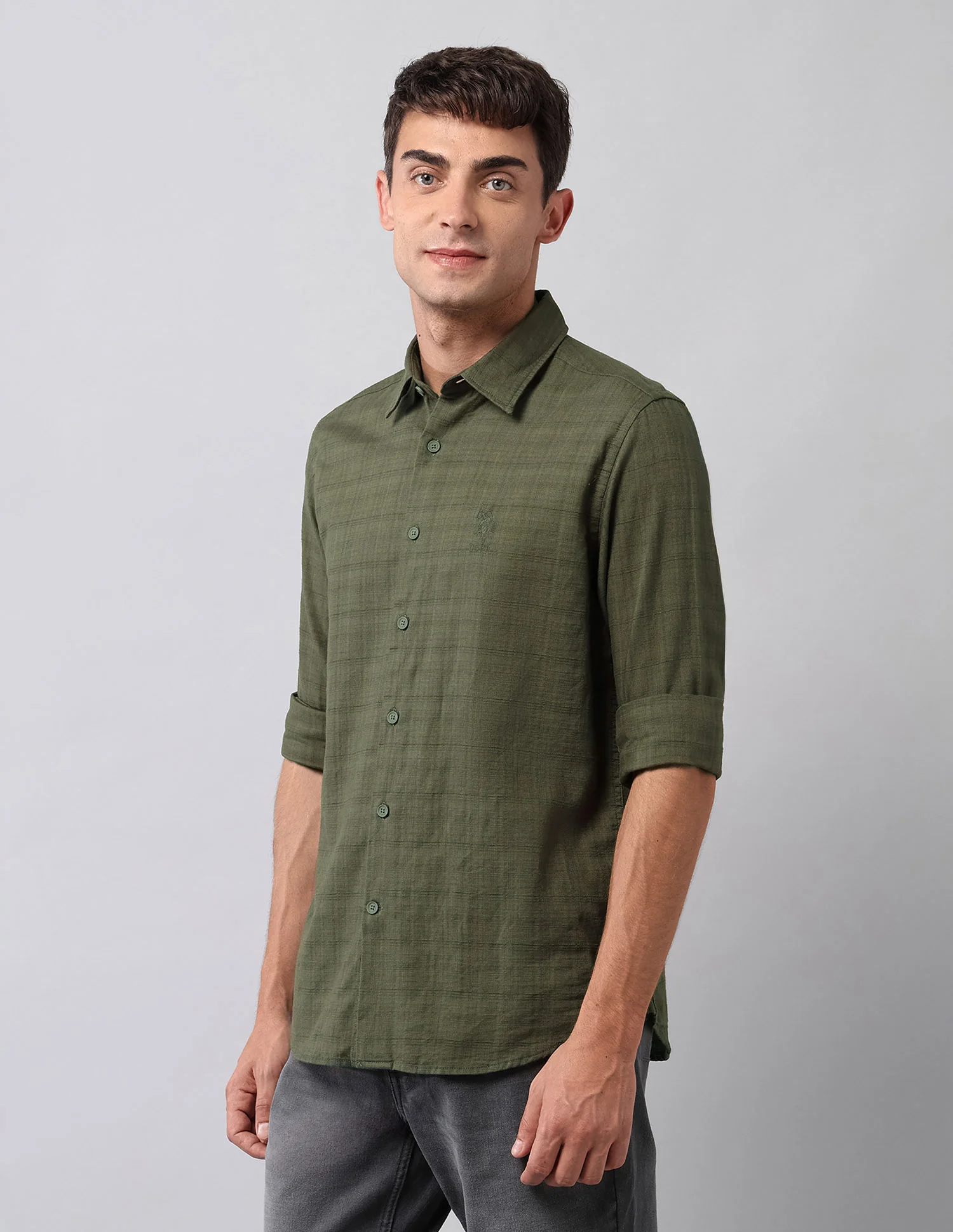 Textured Regular Fit Shirt - Image 4