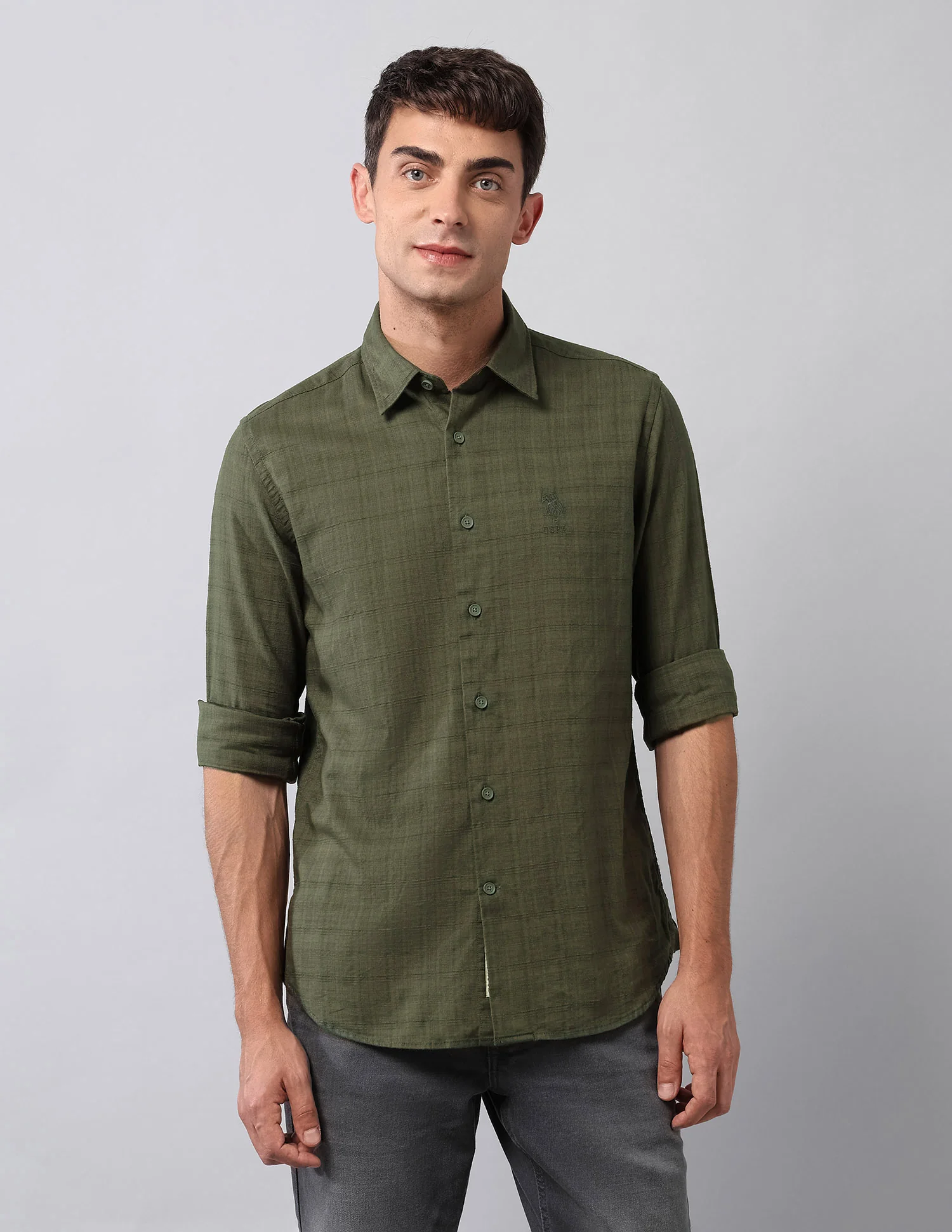 Textured Regular Fit Shirt - Image 6