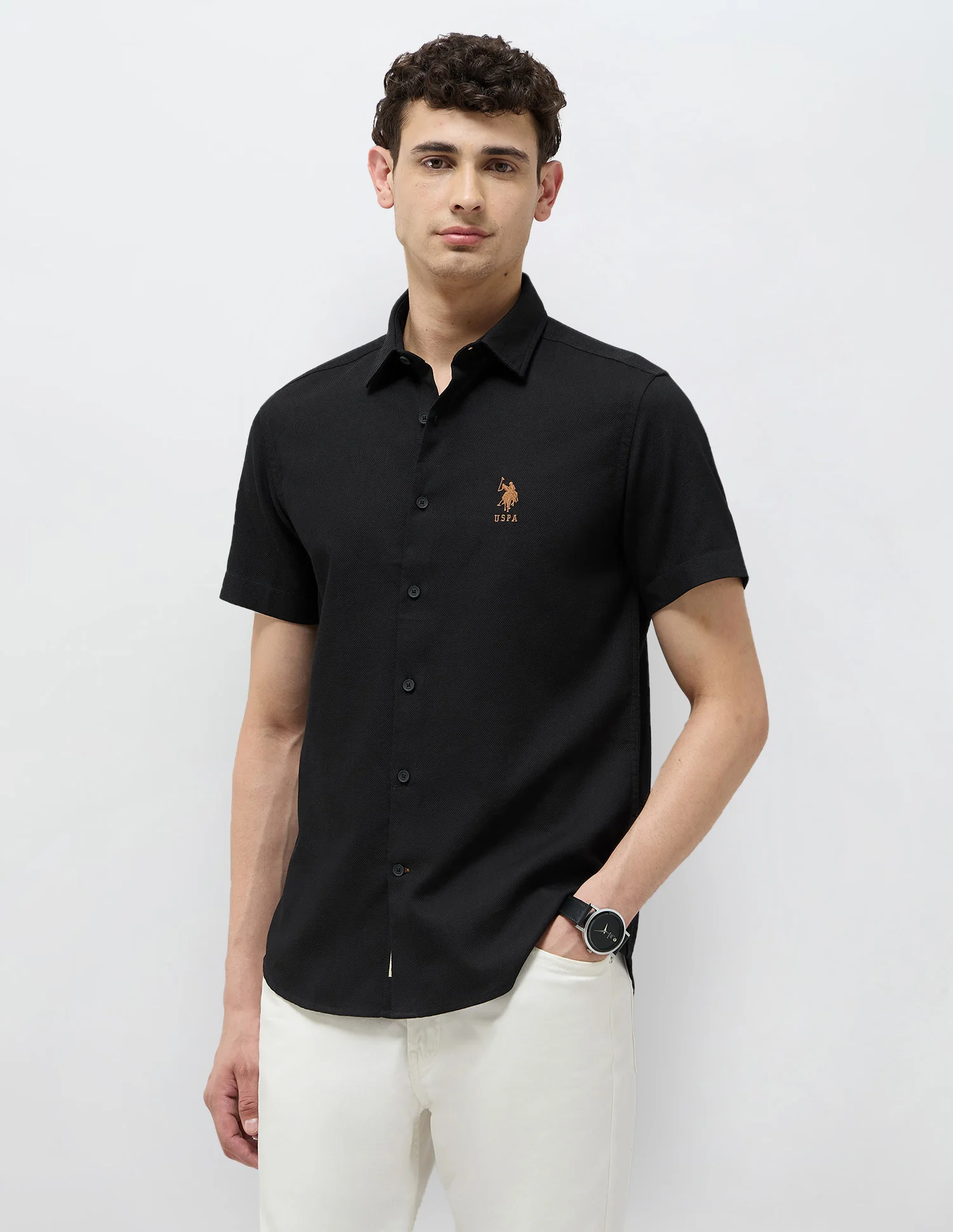 Textured Regular Fit Shirt