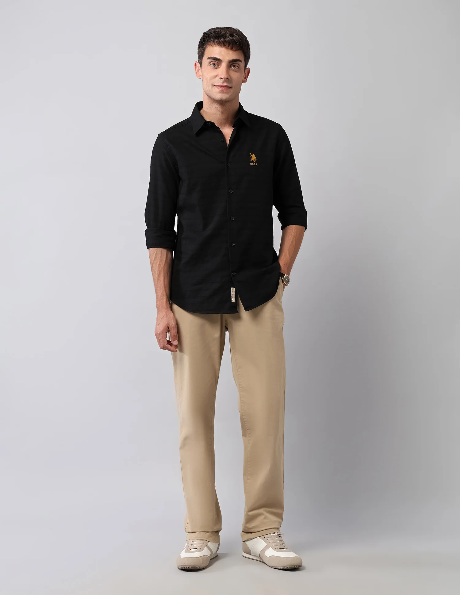 Textured Regular Fit Shirt - Image 3