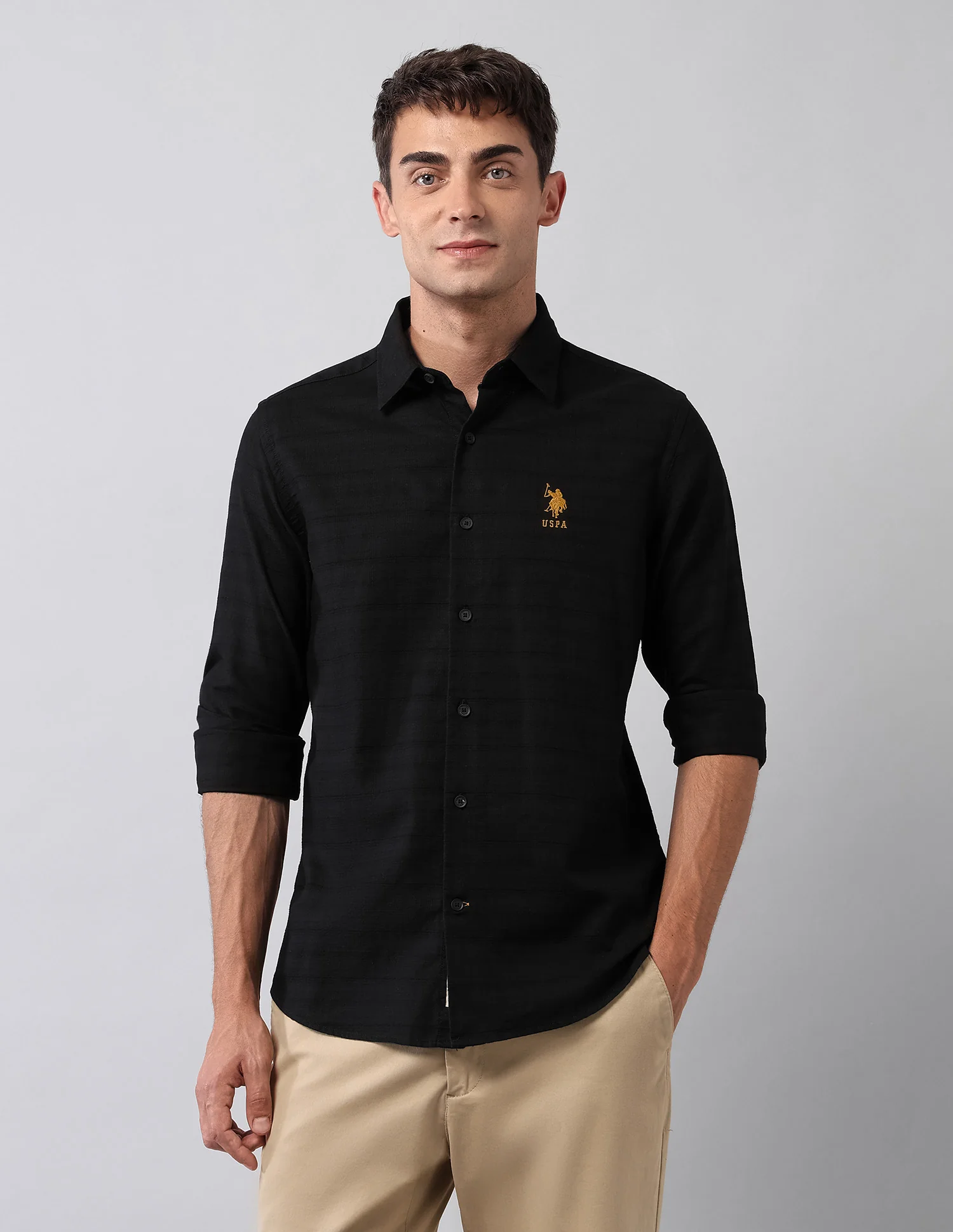 Textured Regular Fit Shirt - Image 6