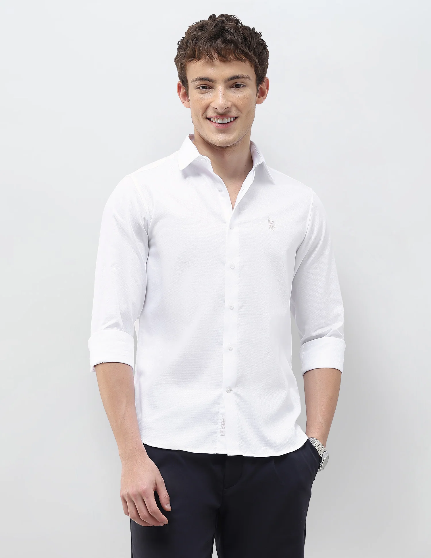 Textured Regular Fit Shirt