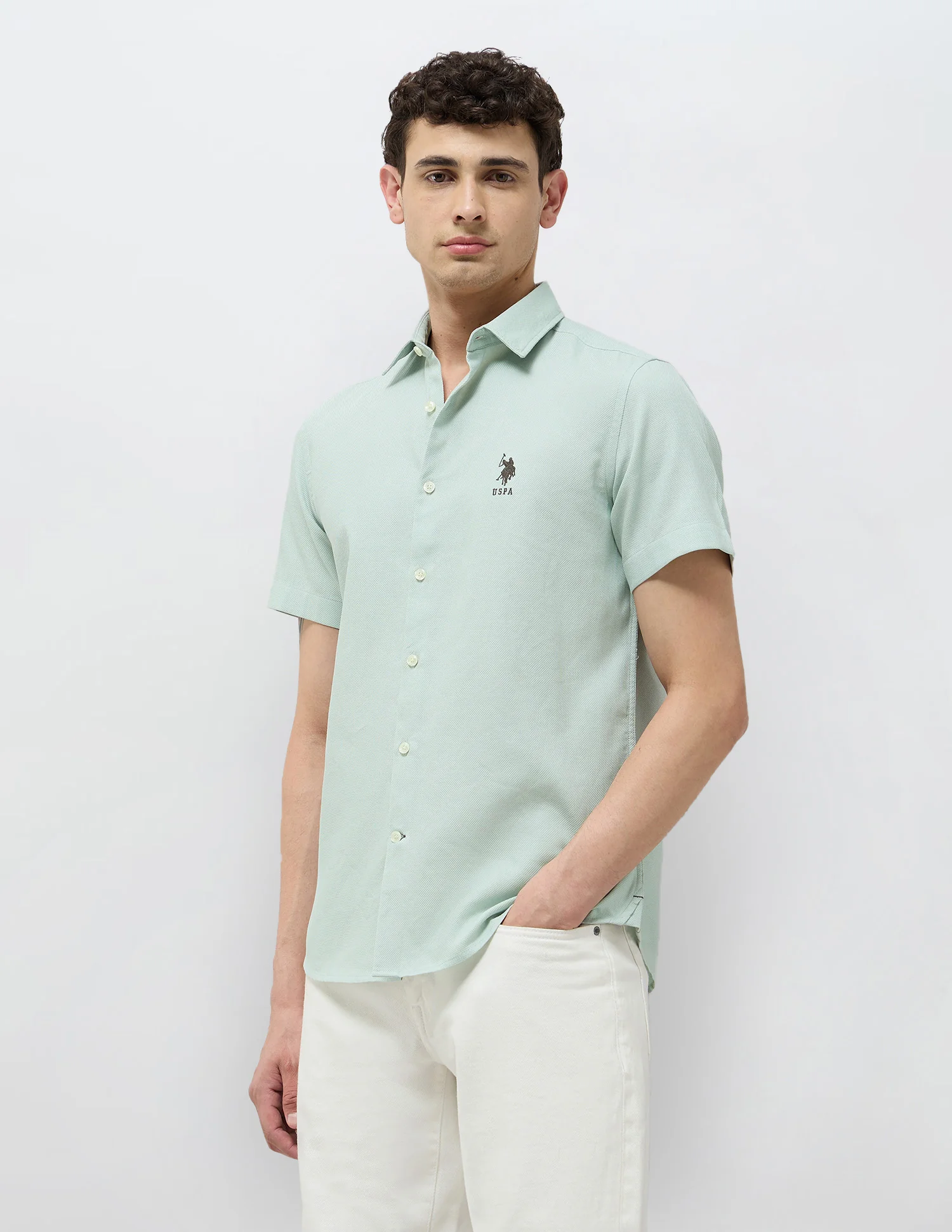 Textured Regular Fit Shirt - Image 4