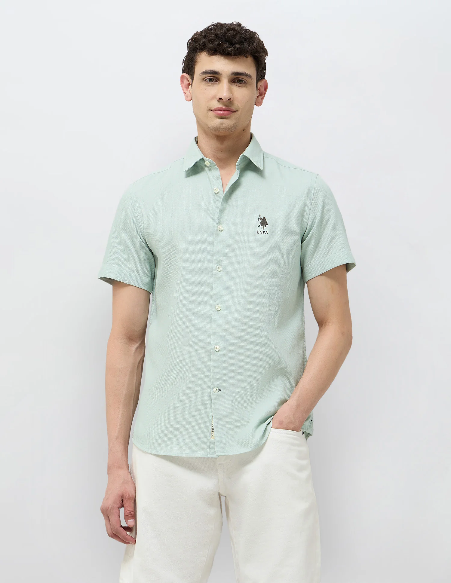 Textured Regular Fit Shirt - Image 6
