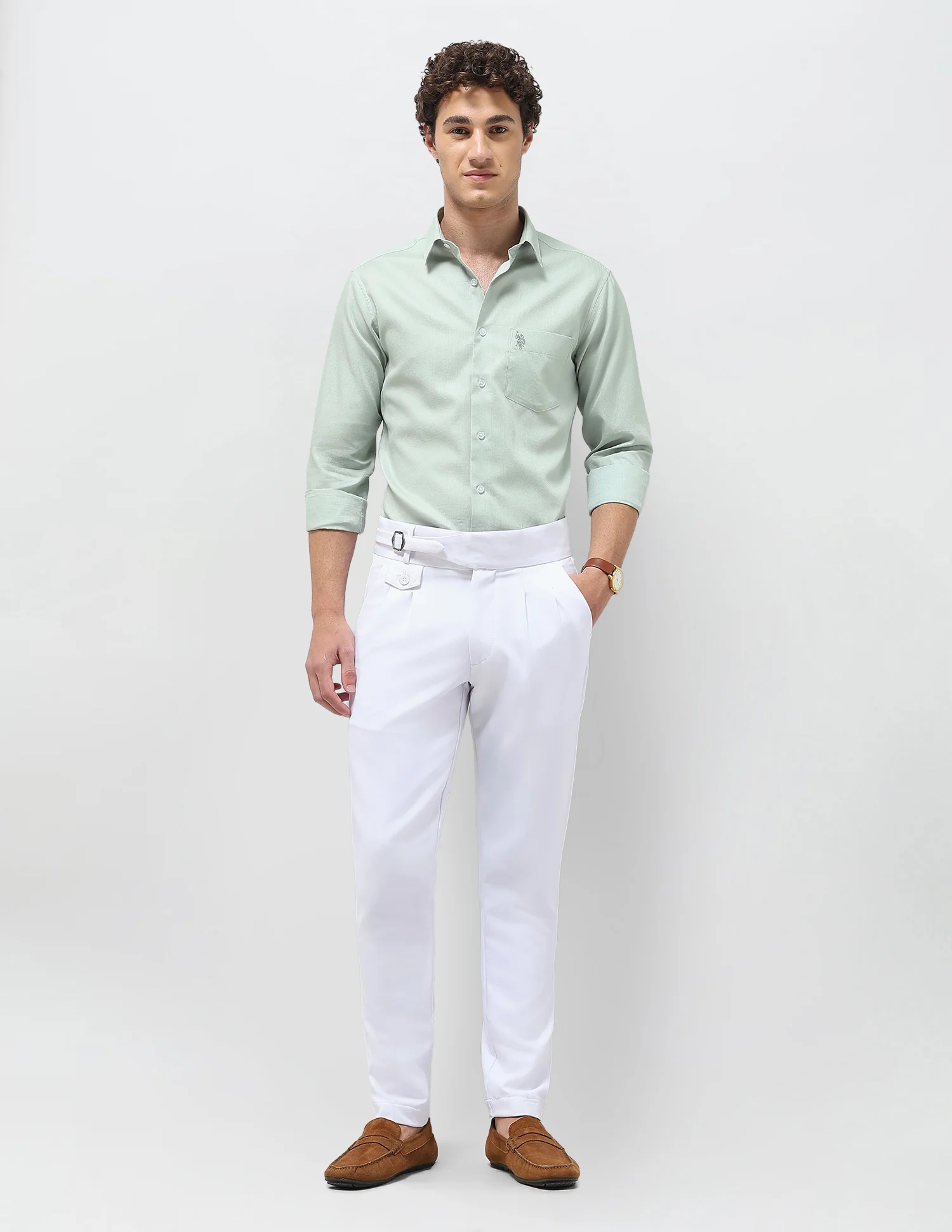 Textured Regular Fit Shirt - Image 3