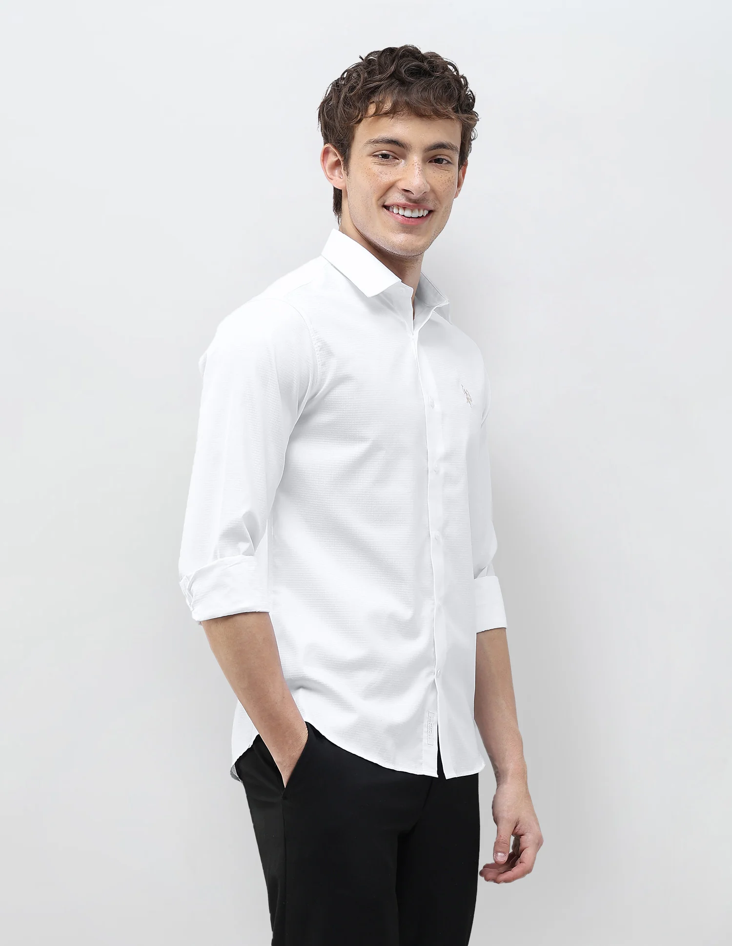 Textured Regular Fit Shirt - Image 4