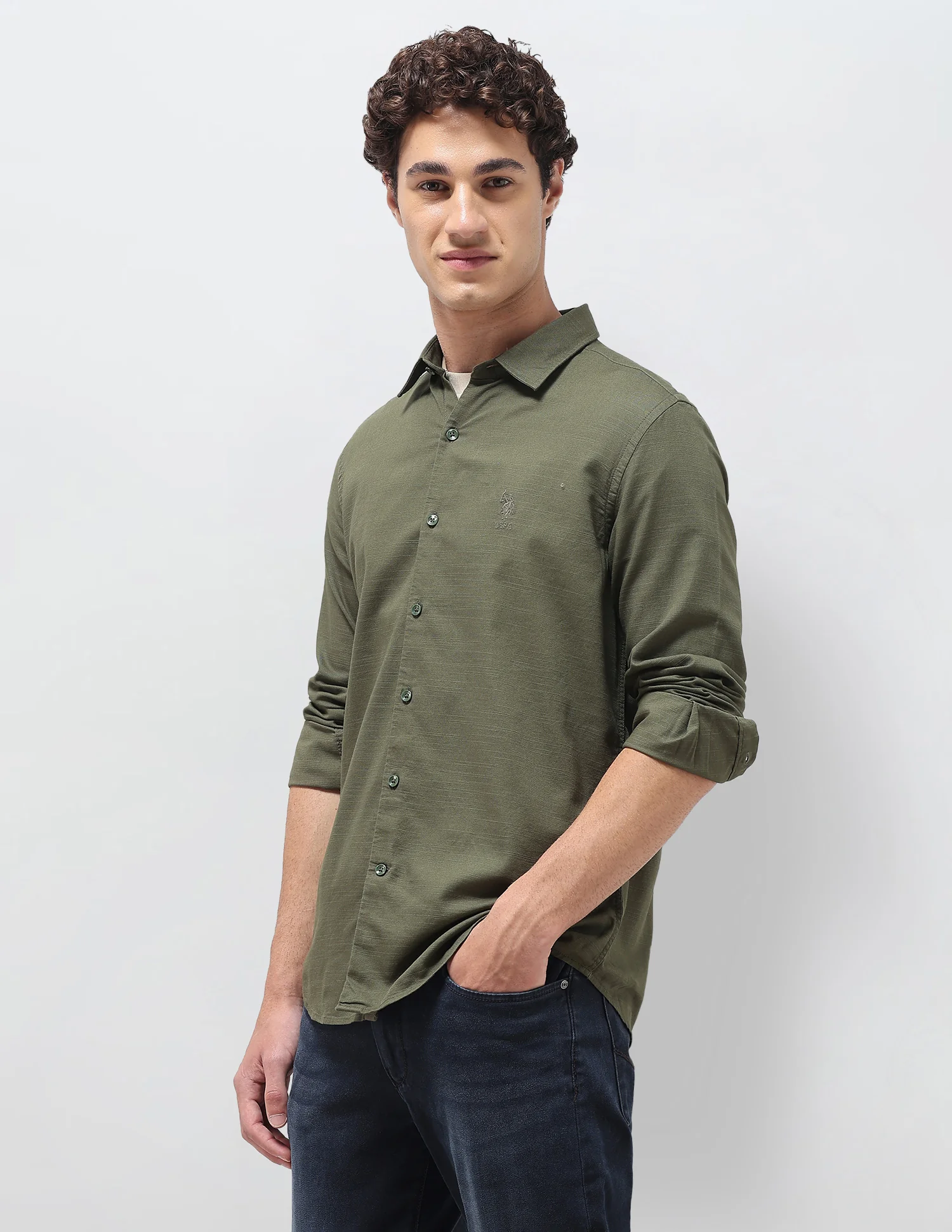 Textured Regular Fit Shirt - Image 4