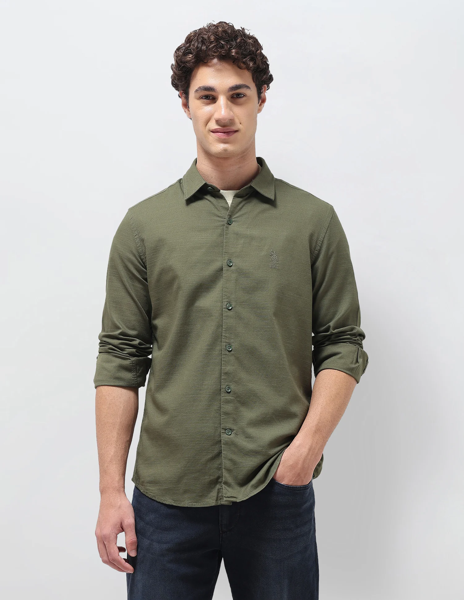 Textured Regular Fit Shirt - Image 6