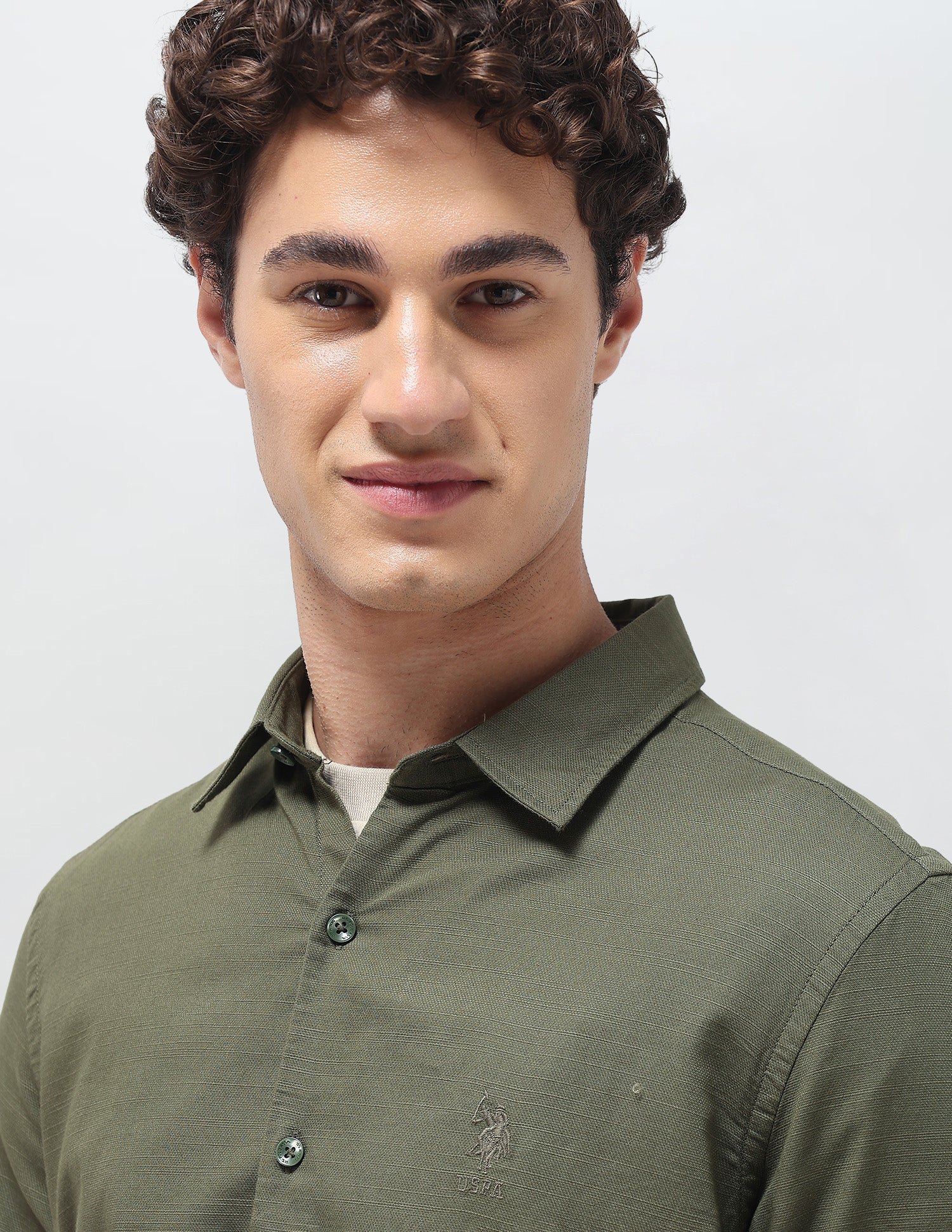 Textured Regular Fit Shirt - Image 7