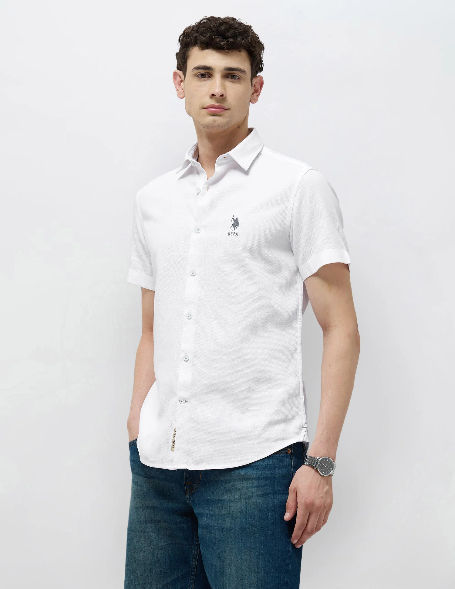 Textured Regular Fit Shirt