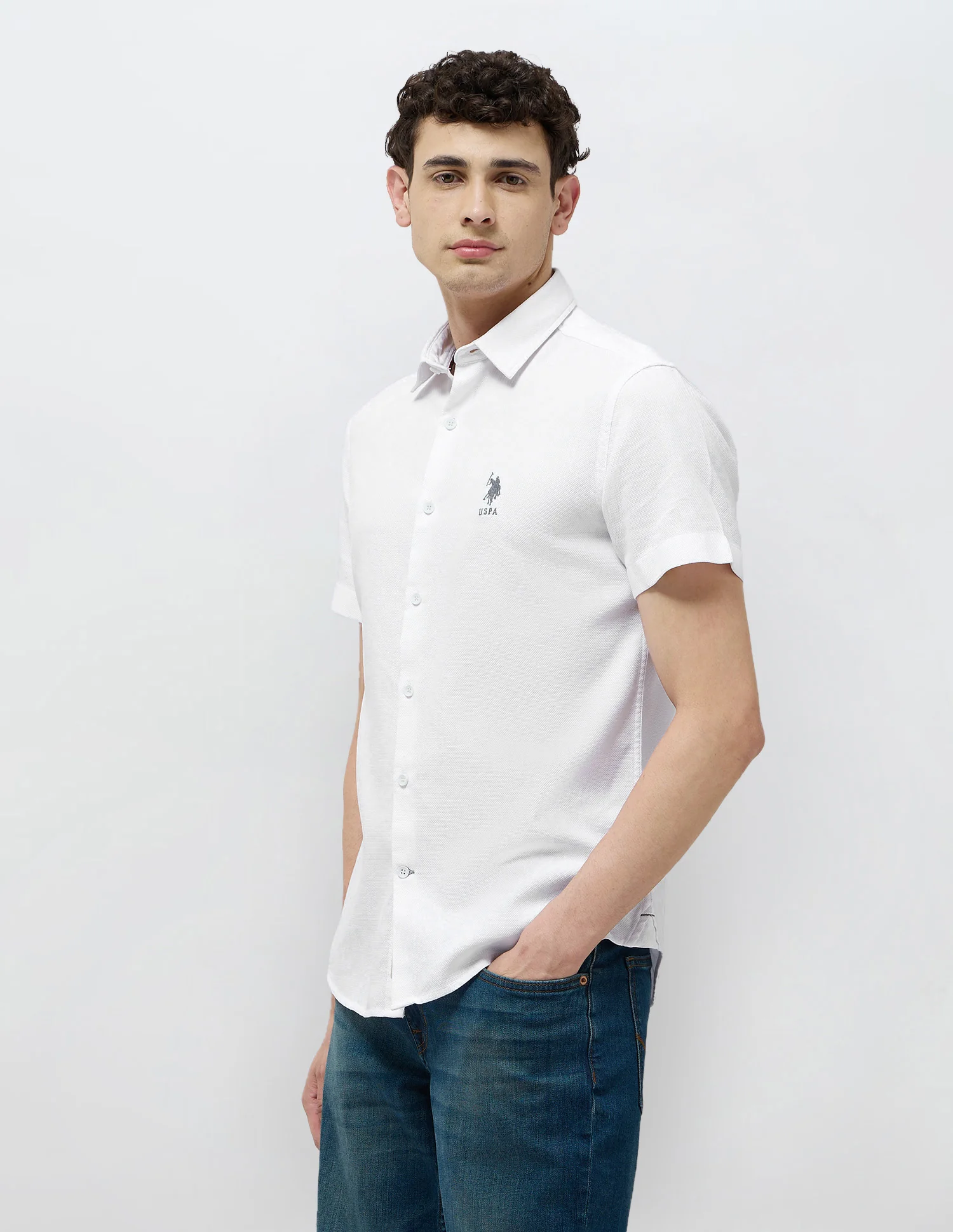 Textured Regular Fit Shirt - Image 4