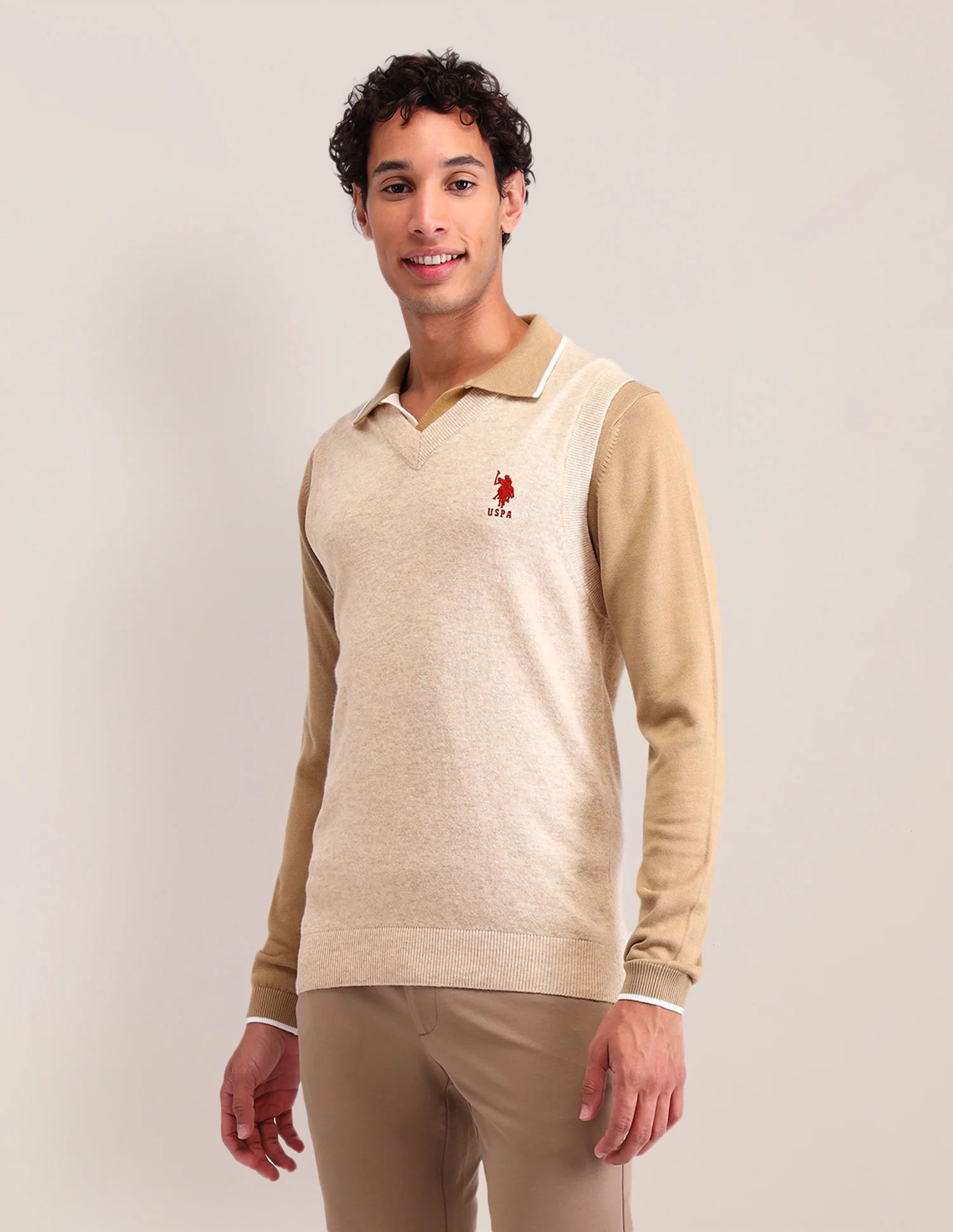 Textured Regular Fit Sweater - Image 4