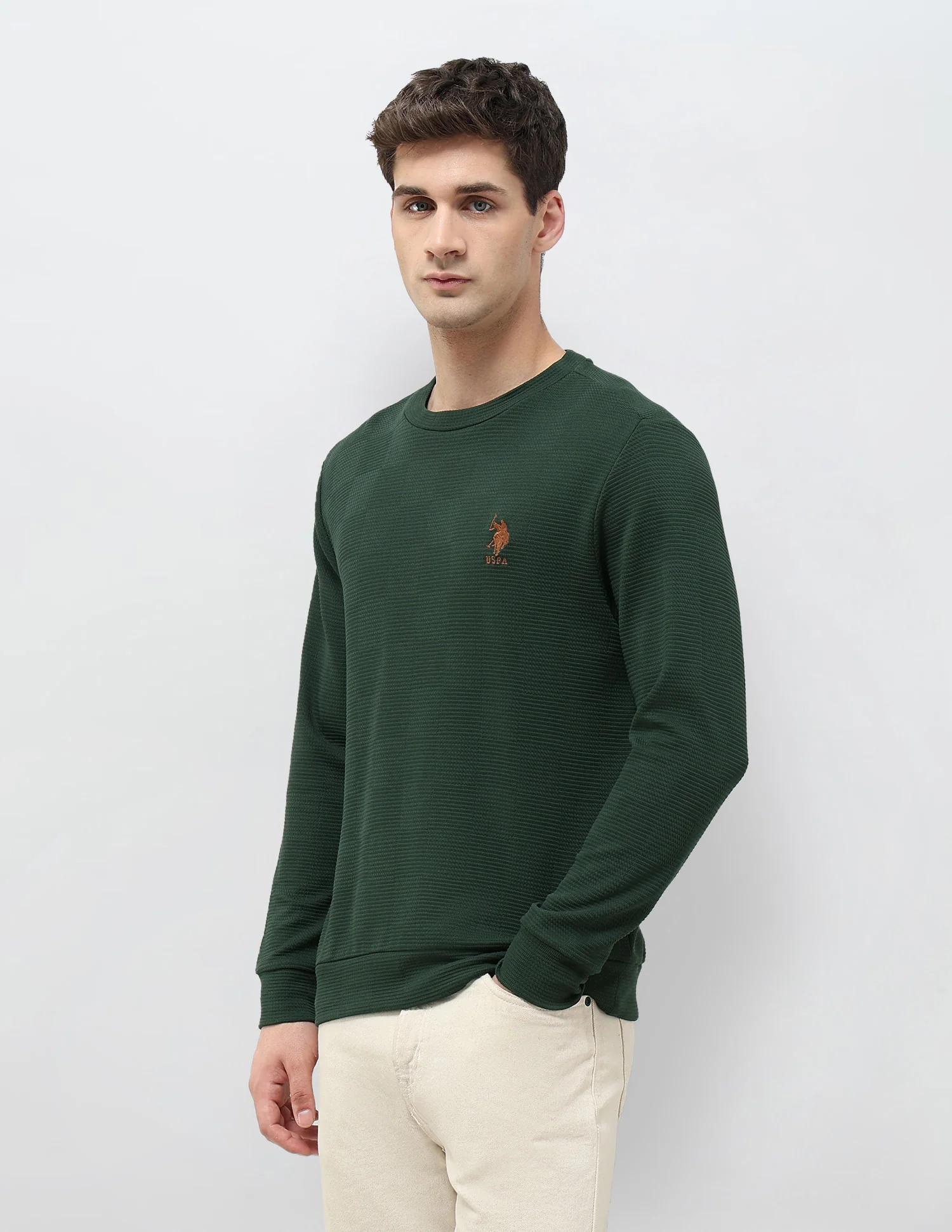 Textured Regular Fit Sweatshirt - Image 4
