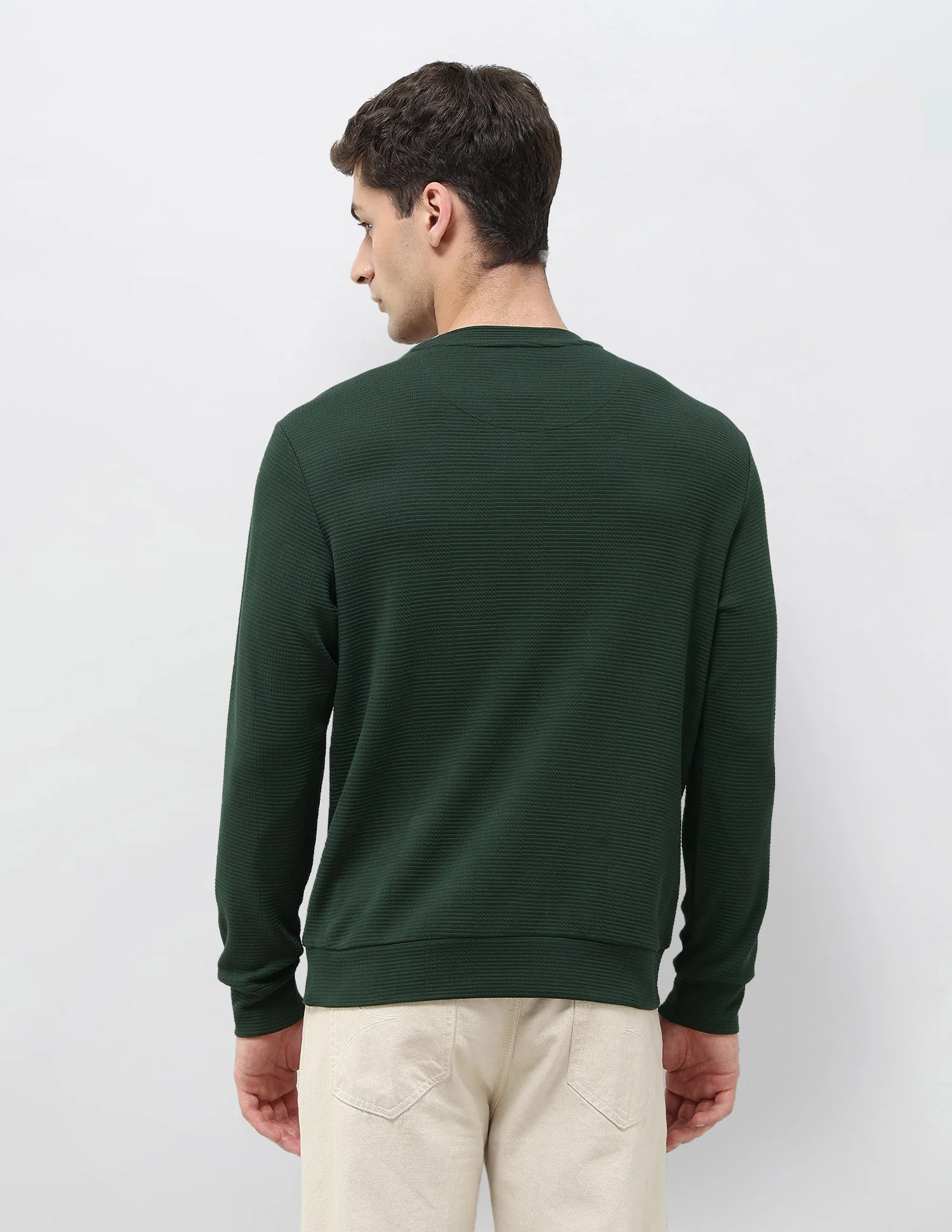 Textured Regular Fit Sweatshirt - Image 5