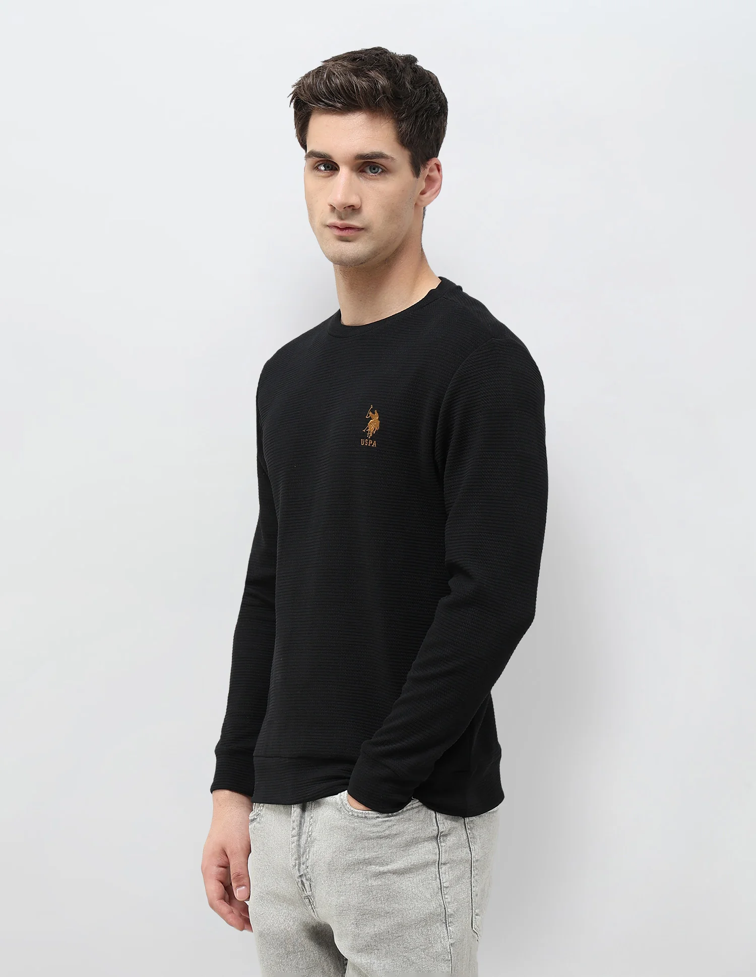 Textured Regular Fit Sweatshirt - Image 4