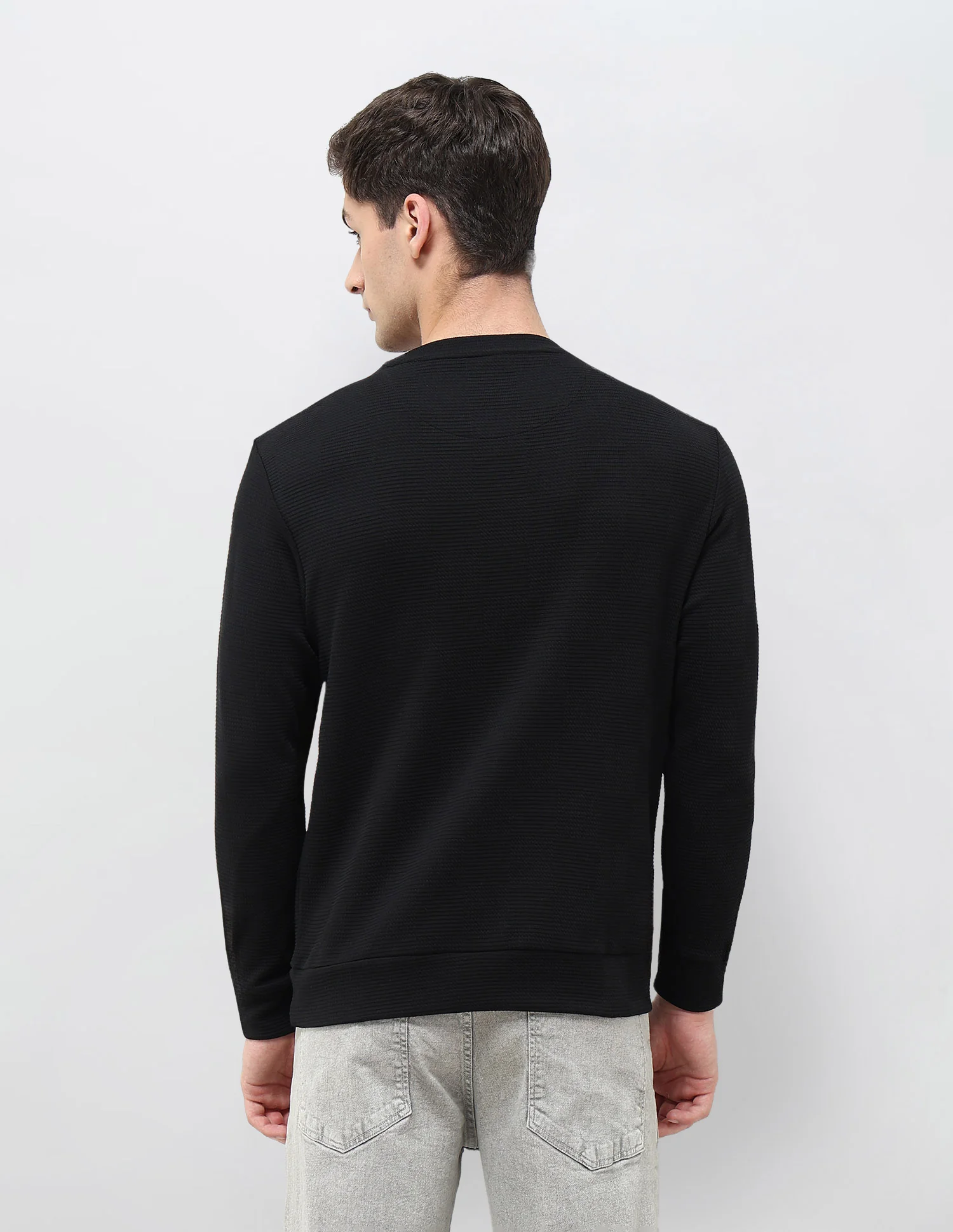 Textured Regular Fit Sweatshirt - Image 5