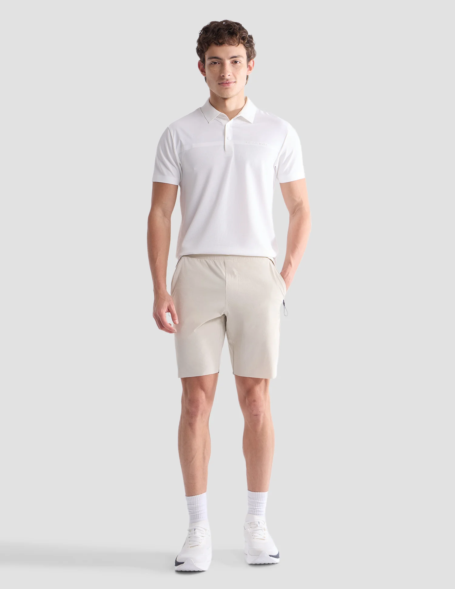 Textured Slim Fit Active Polo Shirt - Image 3