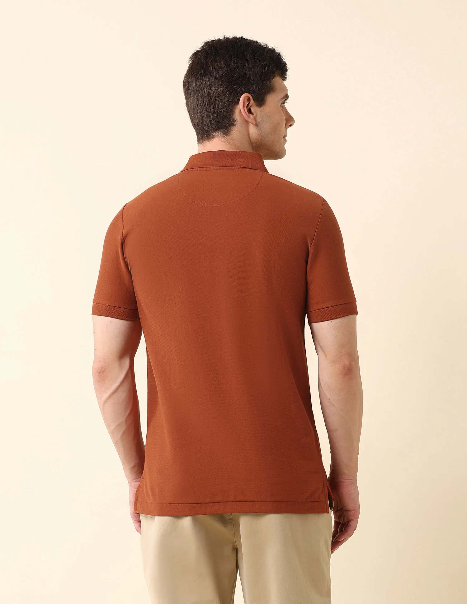 Textured Slim Fit Classic Polo Shirt - Image 5