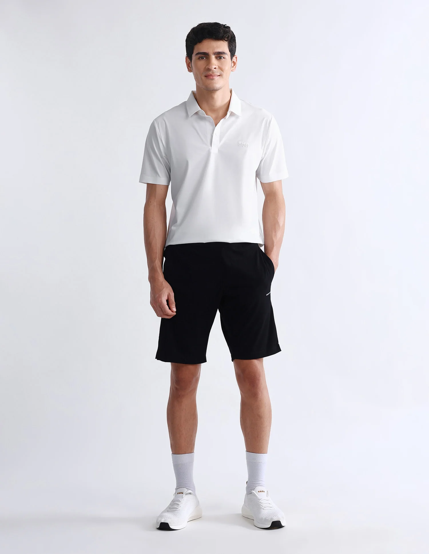 Textured Slim Fit Polo Shirt - Image 3