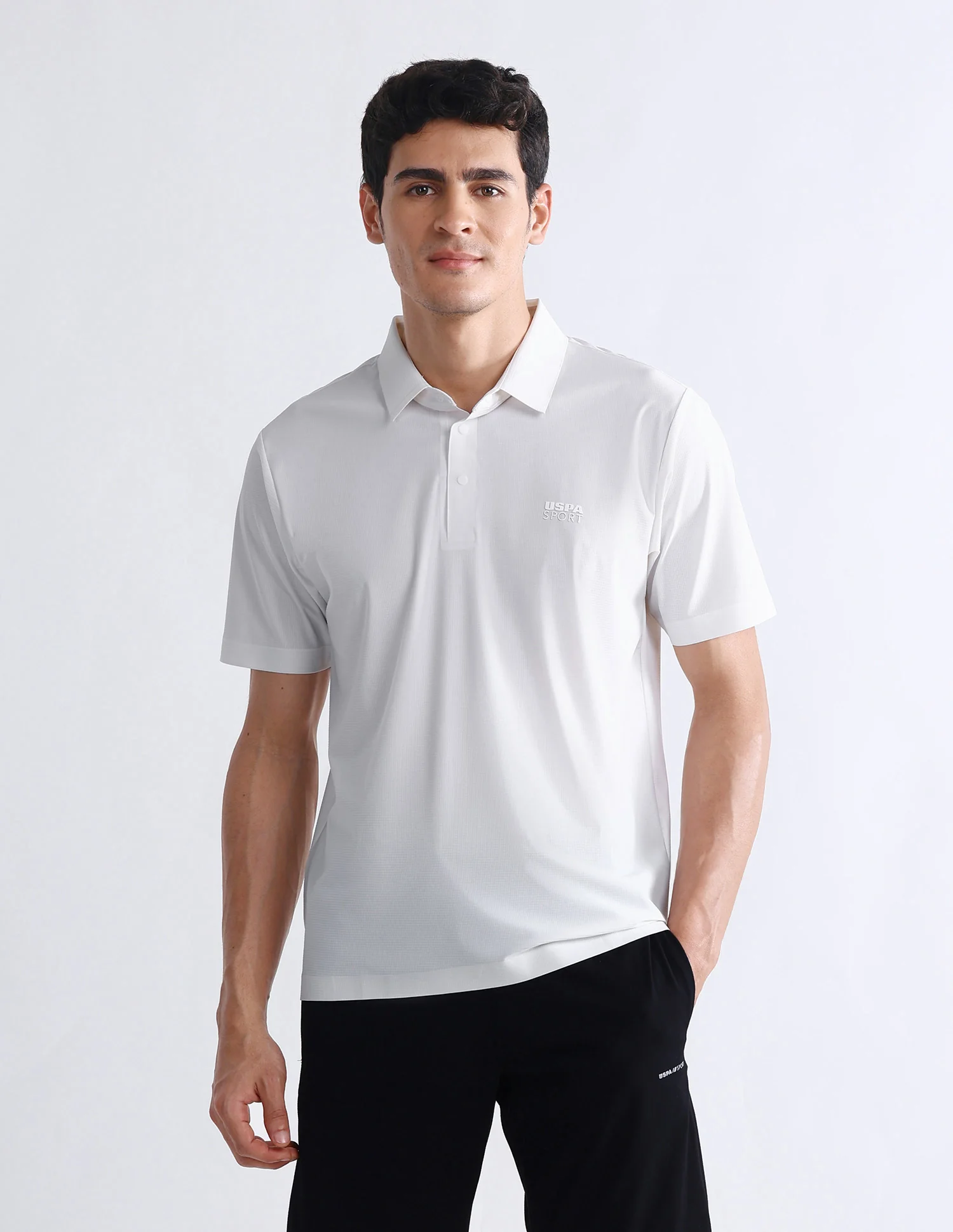 Textured Slim Fit Polo Shirt - Image 6