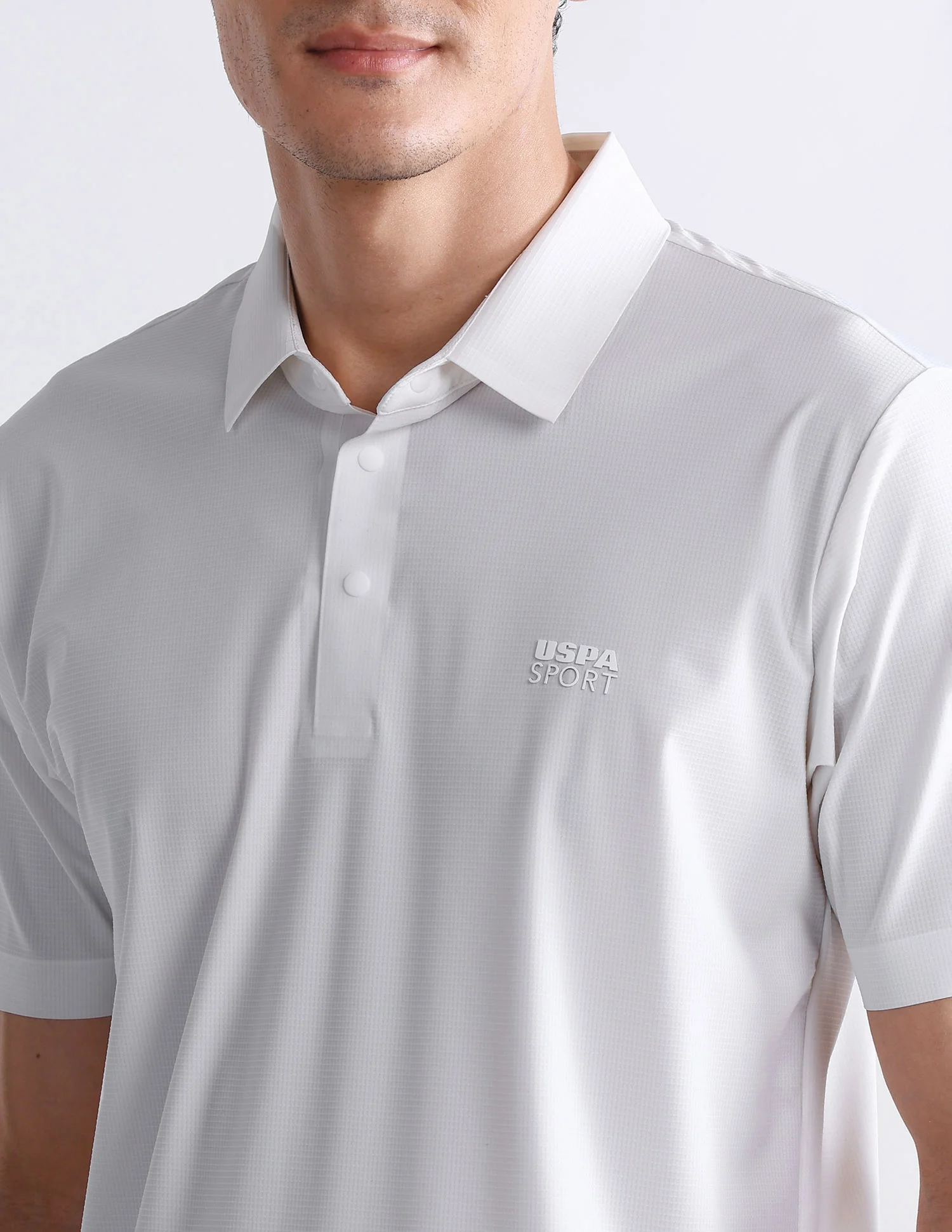 Textured Slim Fit Polo Shirt - Image 7