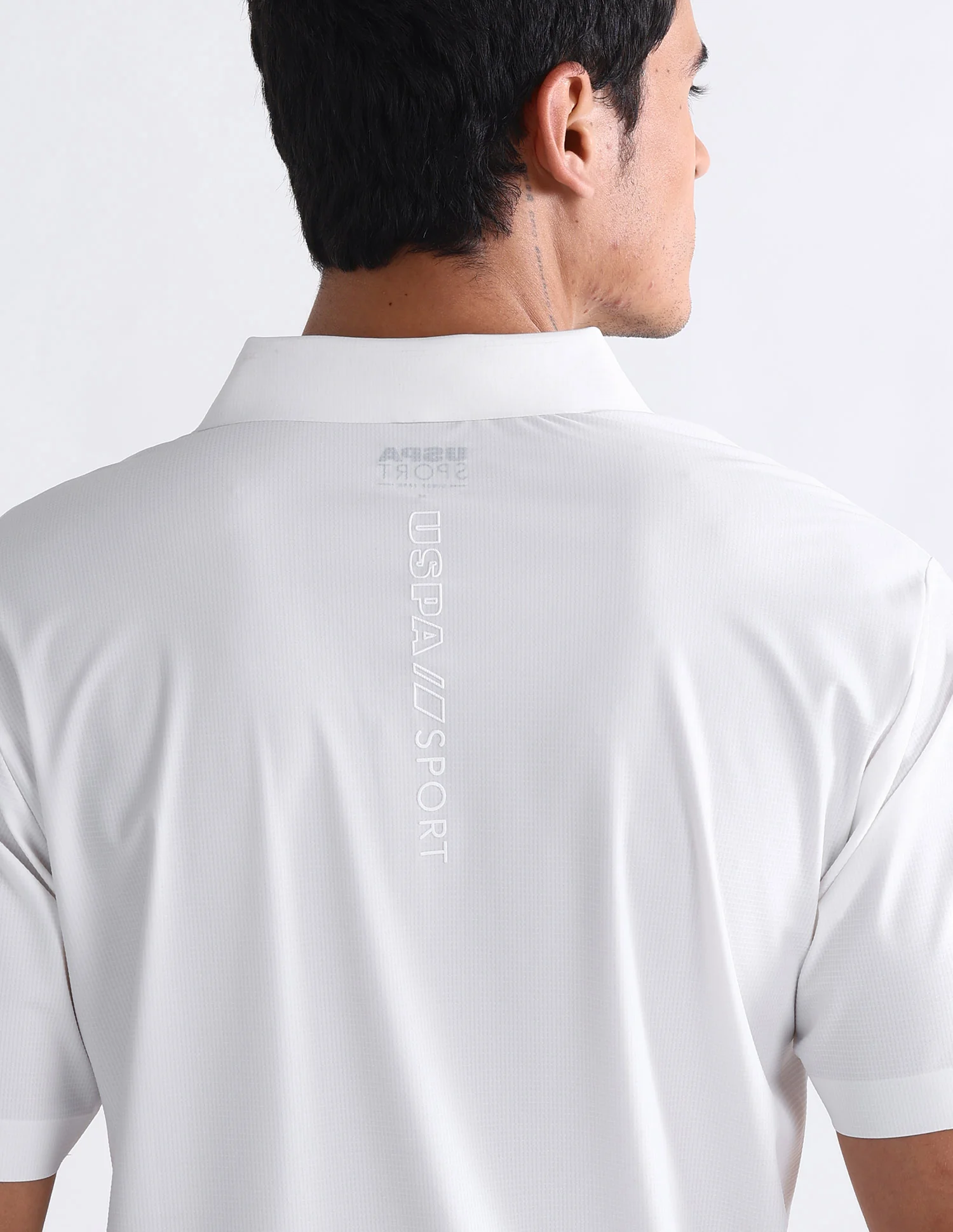 Textured Slim Fit Polo Shirt - Image 9