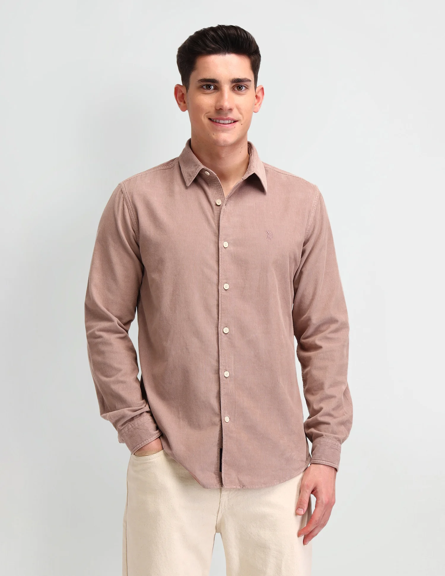 Textured Slim Fit Shirt