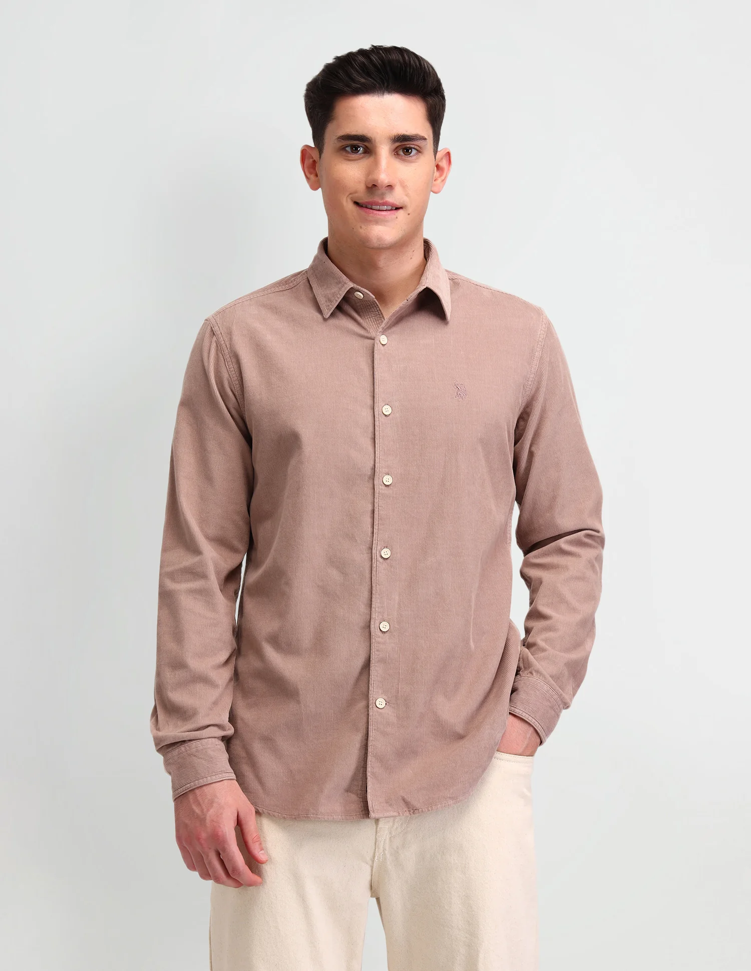 Textured Slim Fit Shirt - Image 6