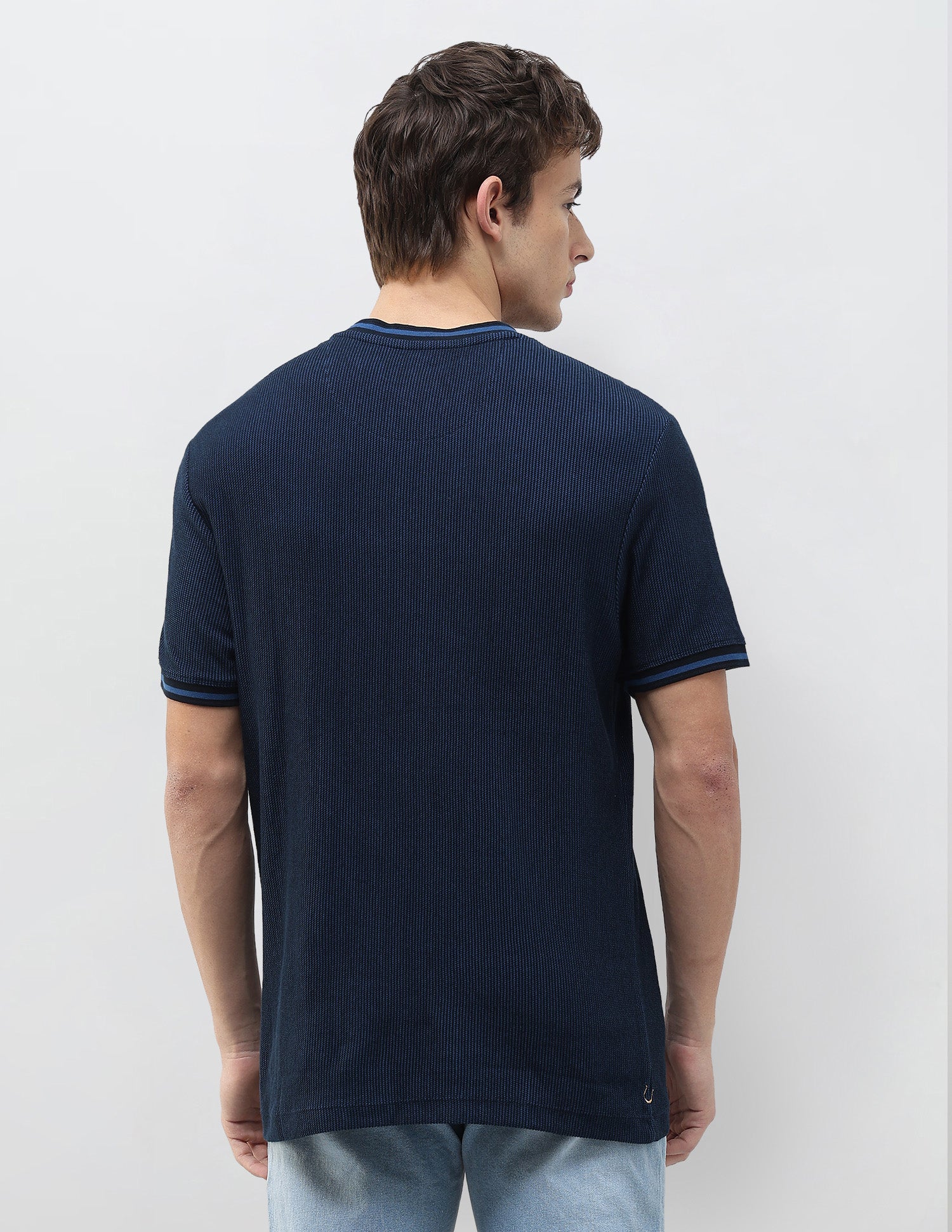 Textured Slim Fit T-Shirt - Image 5