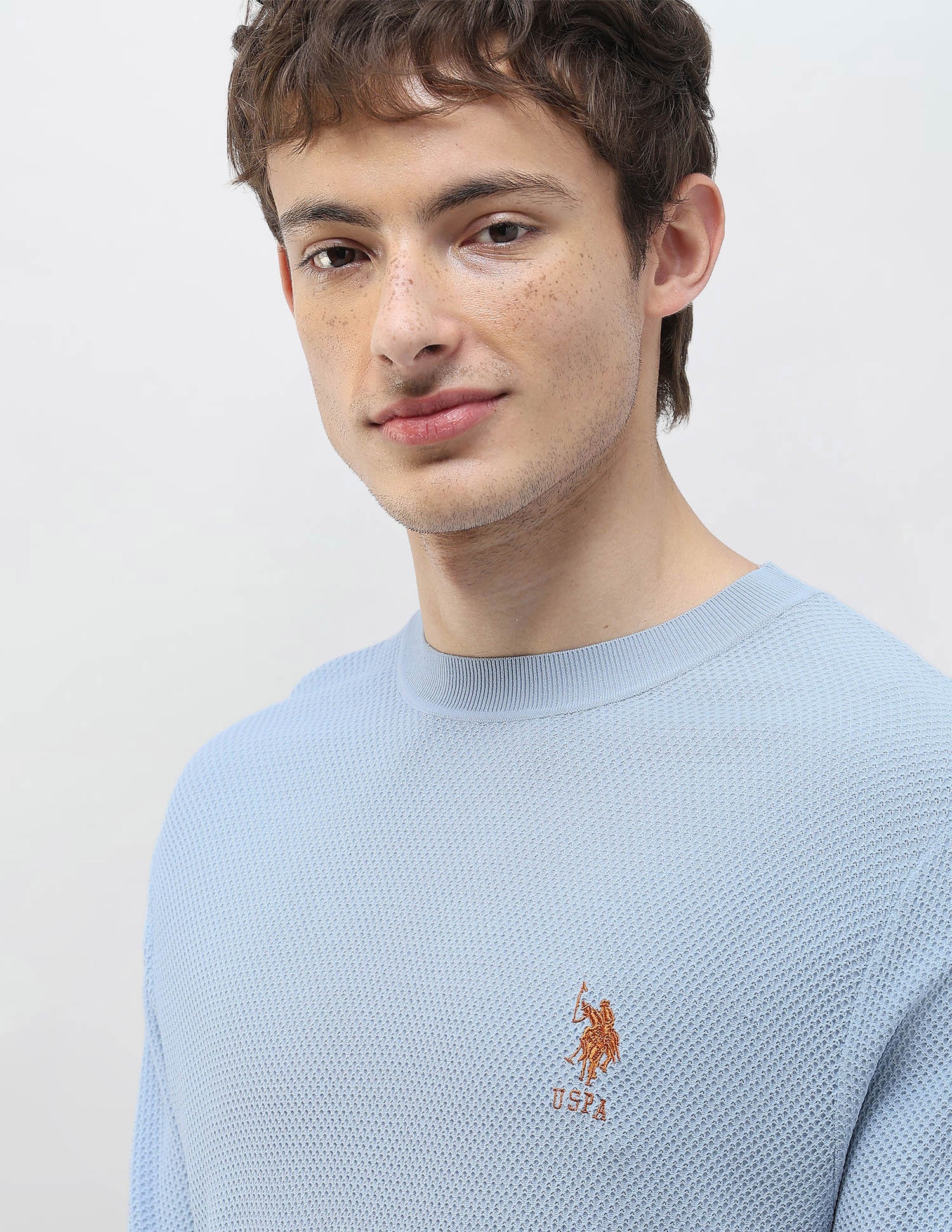 Textured Slim Fit T-Shirt - Image 7