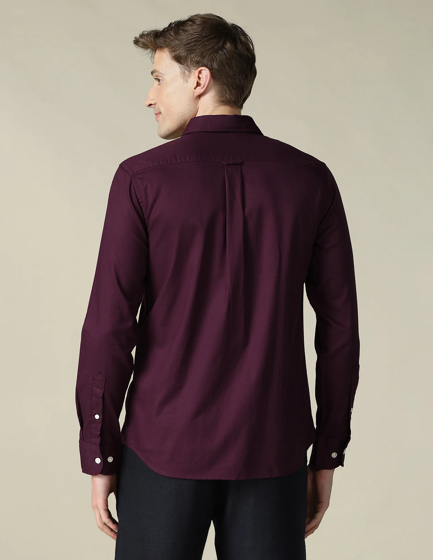 Textured Tailored Fit Shirt - Image 5