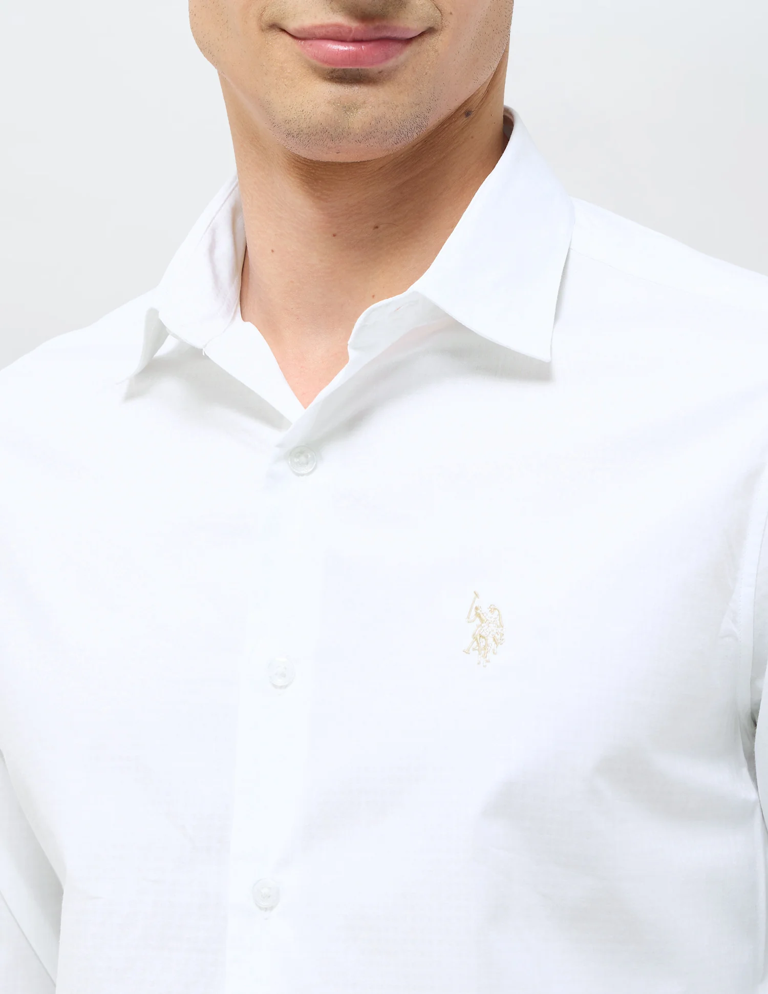 Textured Tailored Fit Shirt - Image 7